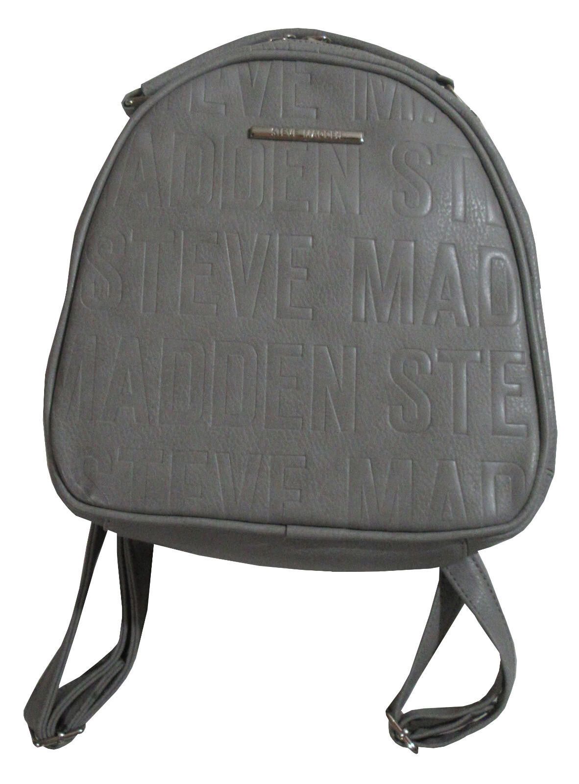 Steve Madden Steve Madden Logo Backpack Grey Size ONE SIZE - 1 Thumbnail