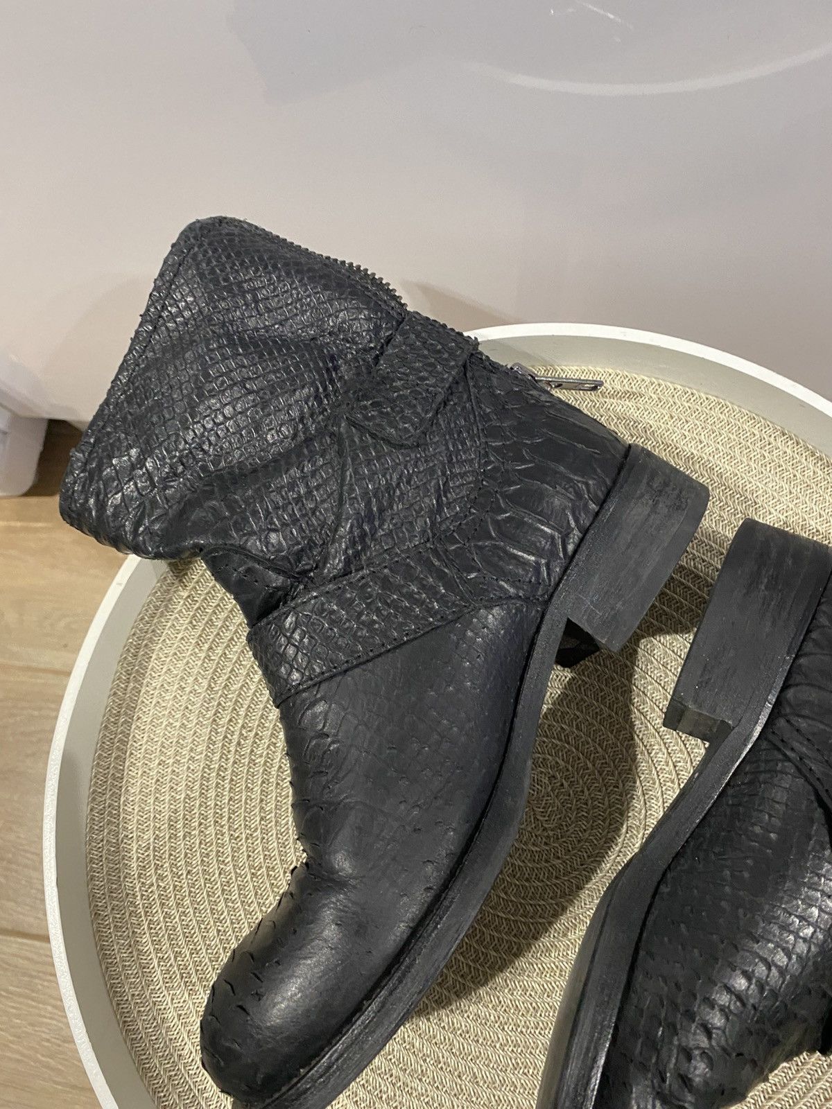 Billi Bi Billi Bi Phyton Style As98 Studded Engineered Boots Size: 36 Size US 6 / IT 36 - 6 Thumbnail
