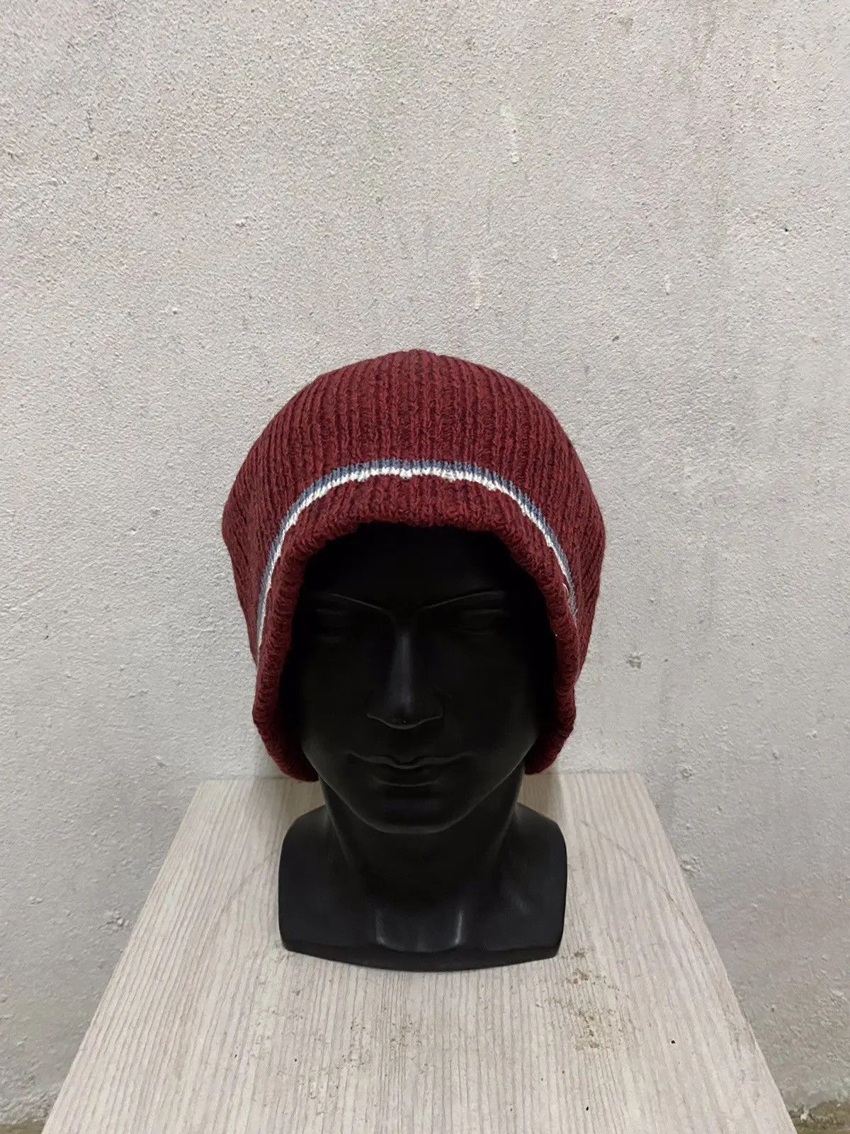 Japanese Brand × Vintage Variou Plain Beanie Hat Size ONE SIZE - 2 Thumbnail