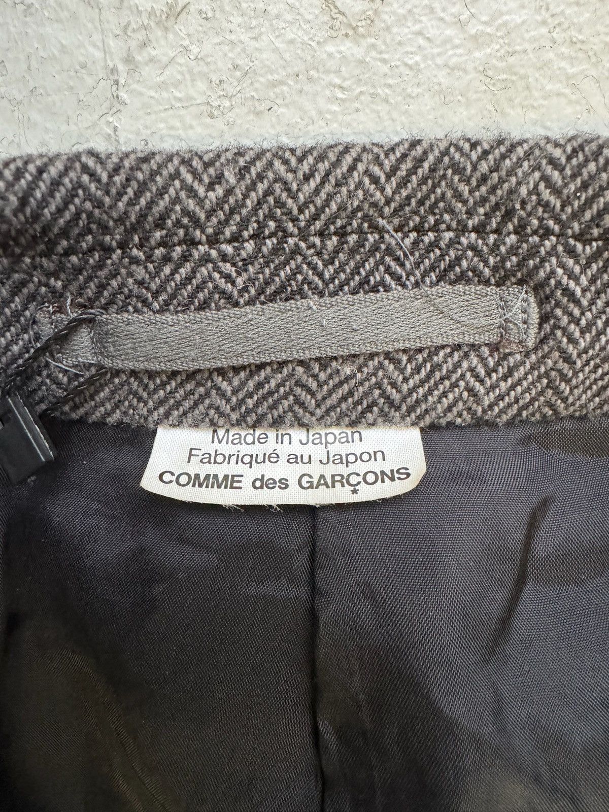 Comme des Garcons Homme Deux Comme Des Garcons Homme Deux 2023 Grey Distressed Blazer Size US L / EU 52-54 / 3 - 4 Thumbnail