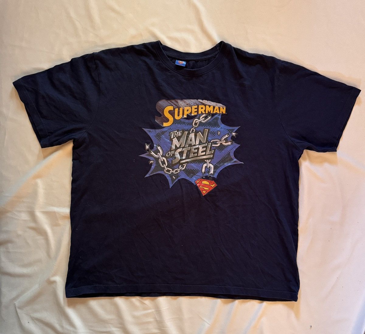 DC Comics × Vintage Vintage Superman The Man Of Steel DC Comics Tee T-shirt Size US L / EU 52-54 / 3 - 5 Thumbnail