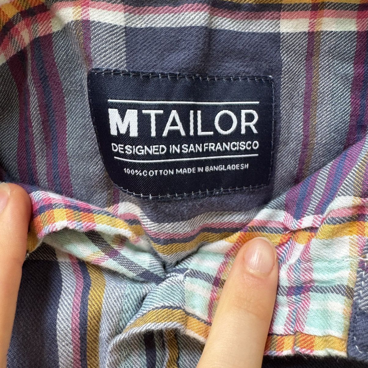 Other MTailor Plaid Cotton Short Sleeve Shirt Size US M / EU 48-50 / 2 - 3 Thumbnail