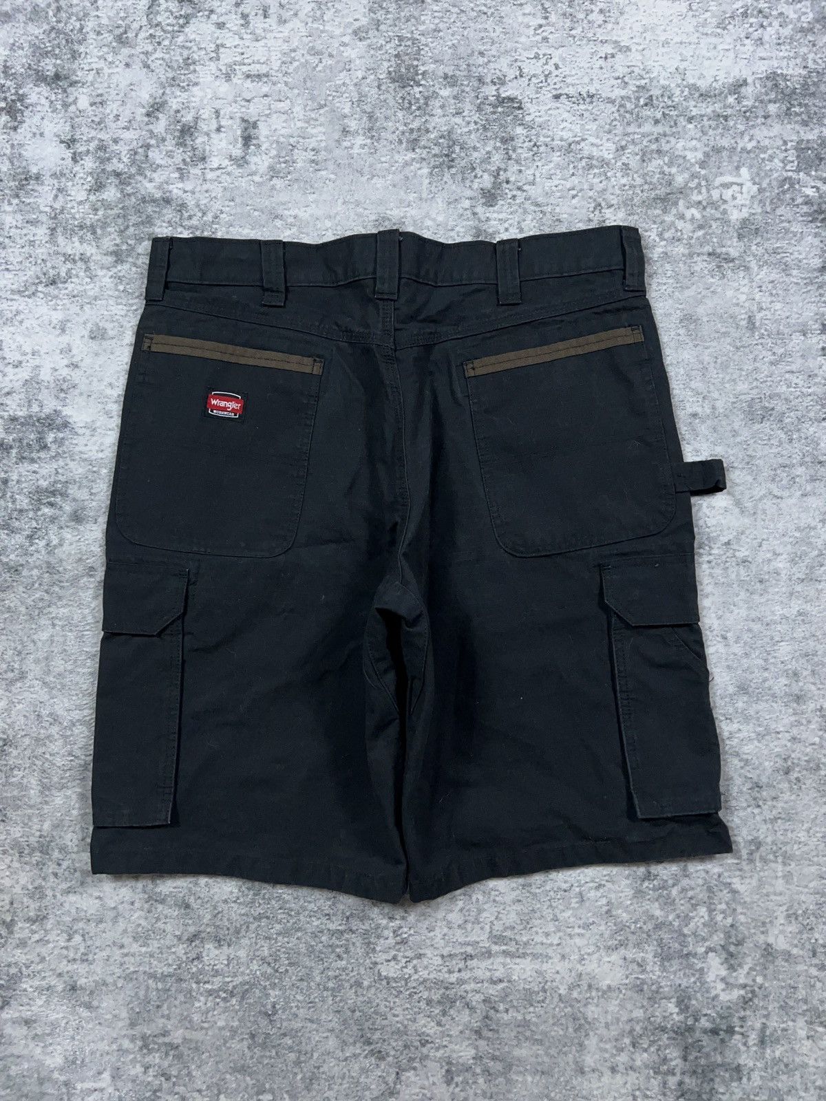 Vintage × Wrangler Y2K Wrangler Carpenter Workwear Shorts 36” Size US 36 / EU 52 - 1 Thumbnail