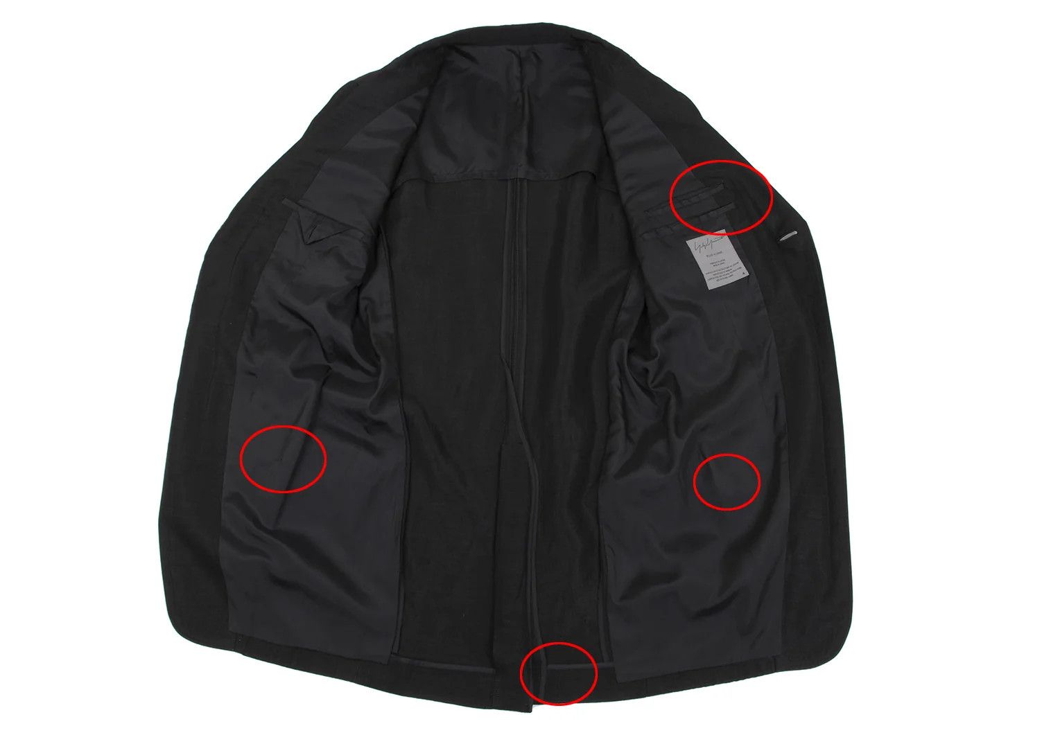 Yohji Yamamoto Yohji Yamamoto Tailored Jacket in Black Size US XL / EU 56 / 4 - 12 Thumbnail