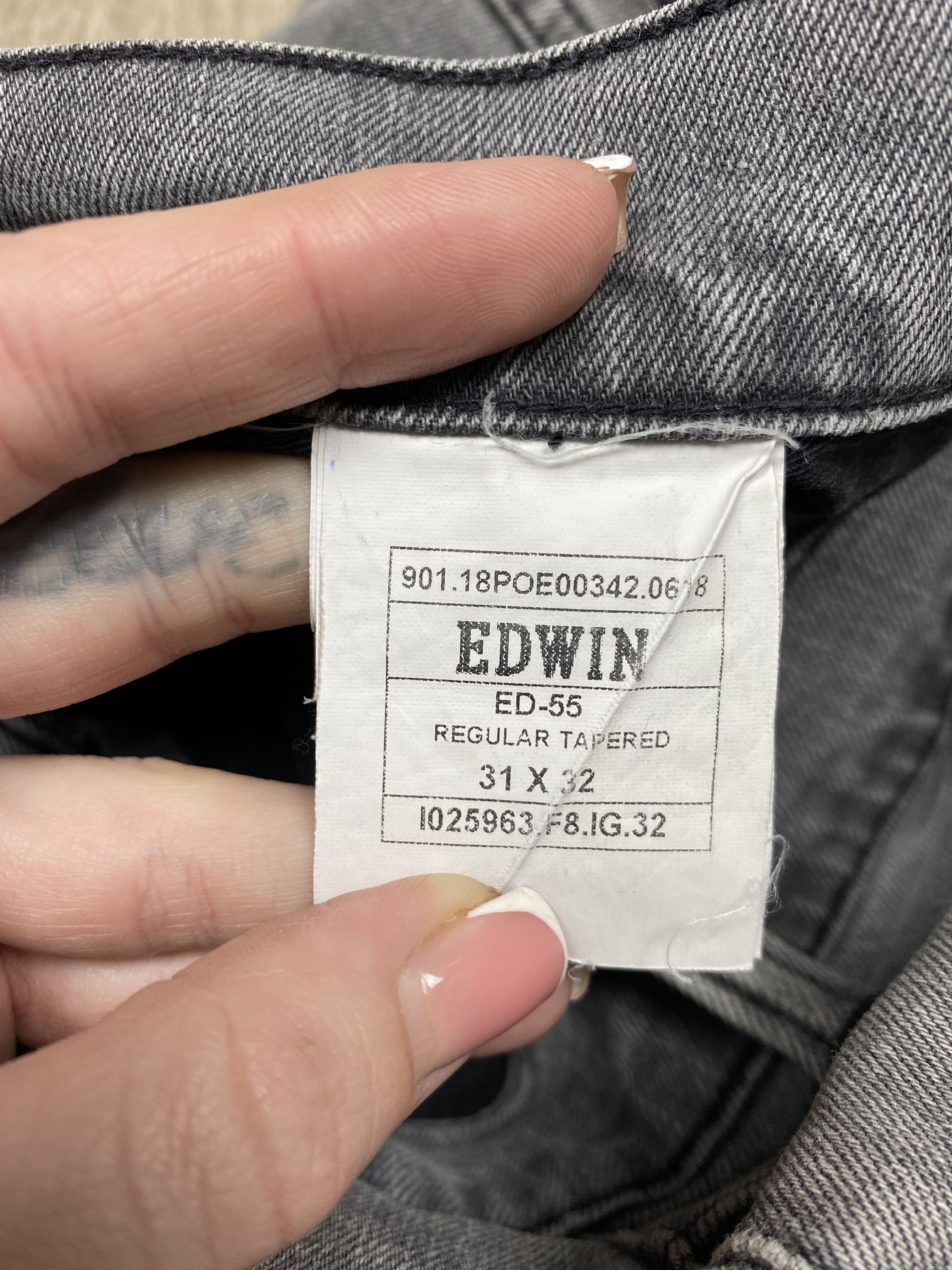 Edwin Edwin Vintage Mens Regular Tapered Denim Pants Jeans Size US 31 - 10 Thumbnail