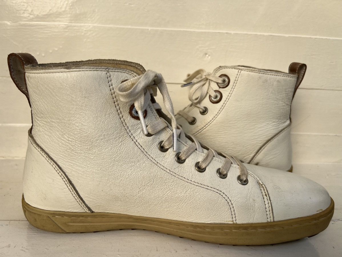 Birkenstock Birkenstock Men's Sneakers White Leather Bartlett Size US 10 / EU 43 - 9 Thumbnail