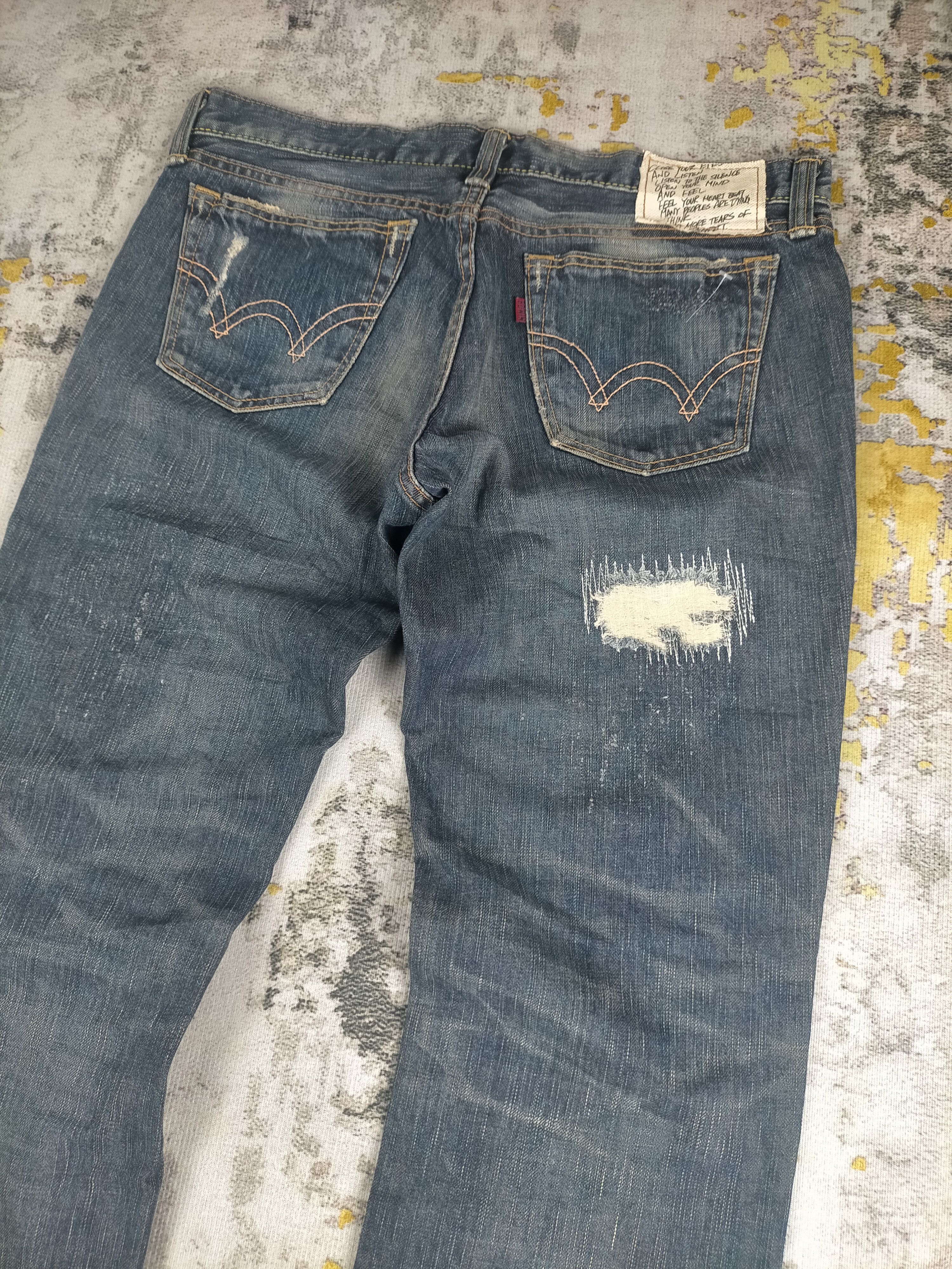 Edwin 🔥Rare Edwin Studded Distressed Jeans Size US 30 / EU 46 - 6 Thumbnail