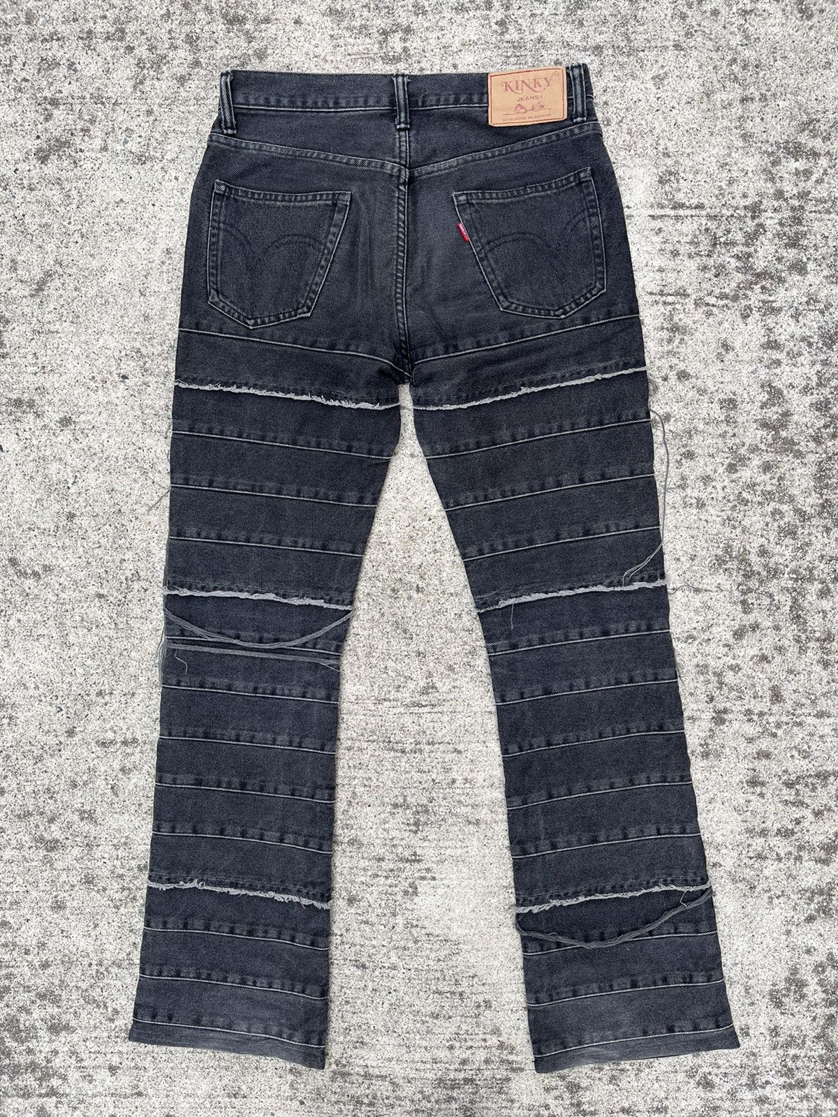 00s Hysteric Glamour Hagi Denim Pant Hybrid Striped archive