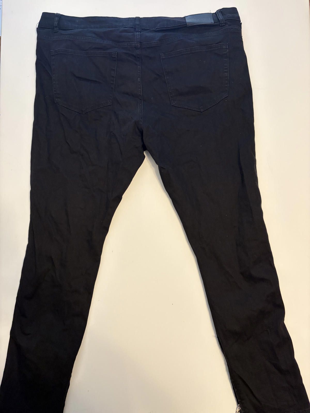 Thrasher THRT Blk Distressed Red Stripe Skinny Jeans (Size 44x32) Size US 44 / EU 60 - 3 Thumbnail