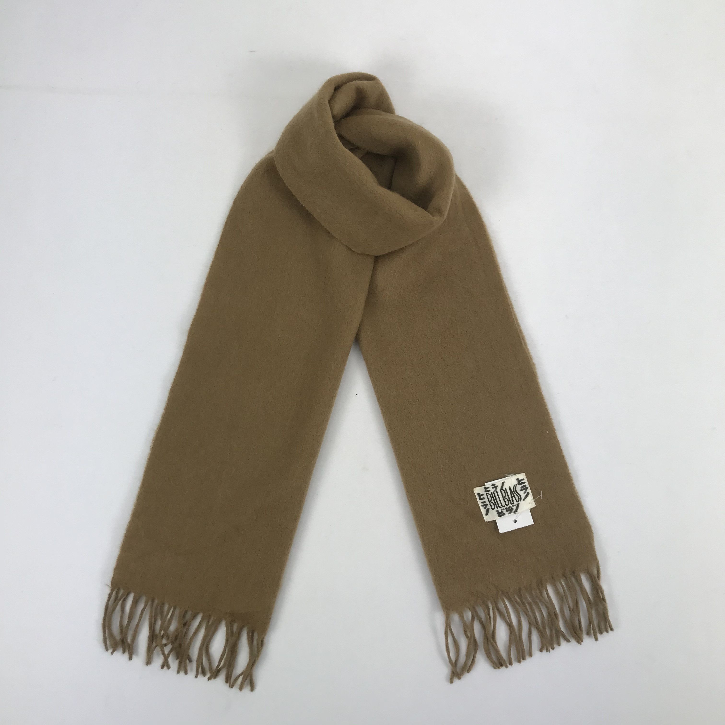 Bill Blass Vintage Bill Blass Scarf Muffler Wool Cashmere Scarves Size ONE SIZE - 1 Thumbnail