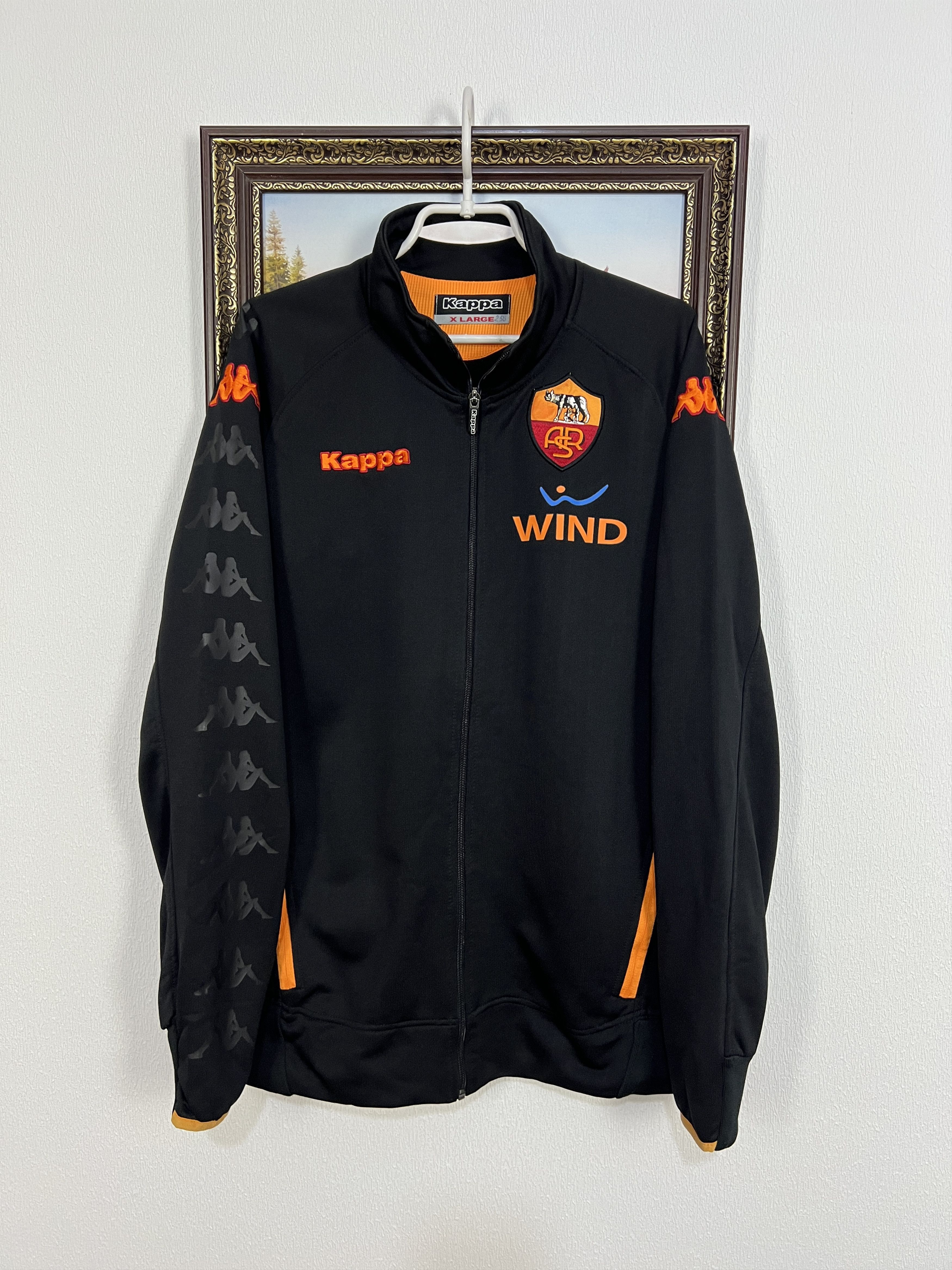 ビンテージ セリエA ASローマ ナイロンジャケット ブルゾン kappa Kappa × Vintage Kappa AS Roma jacket | Grailed