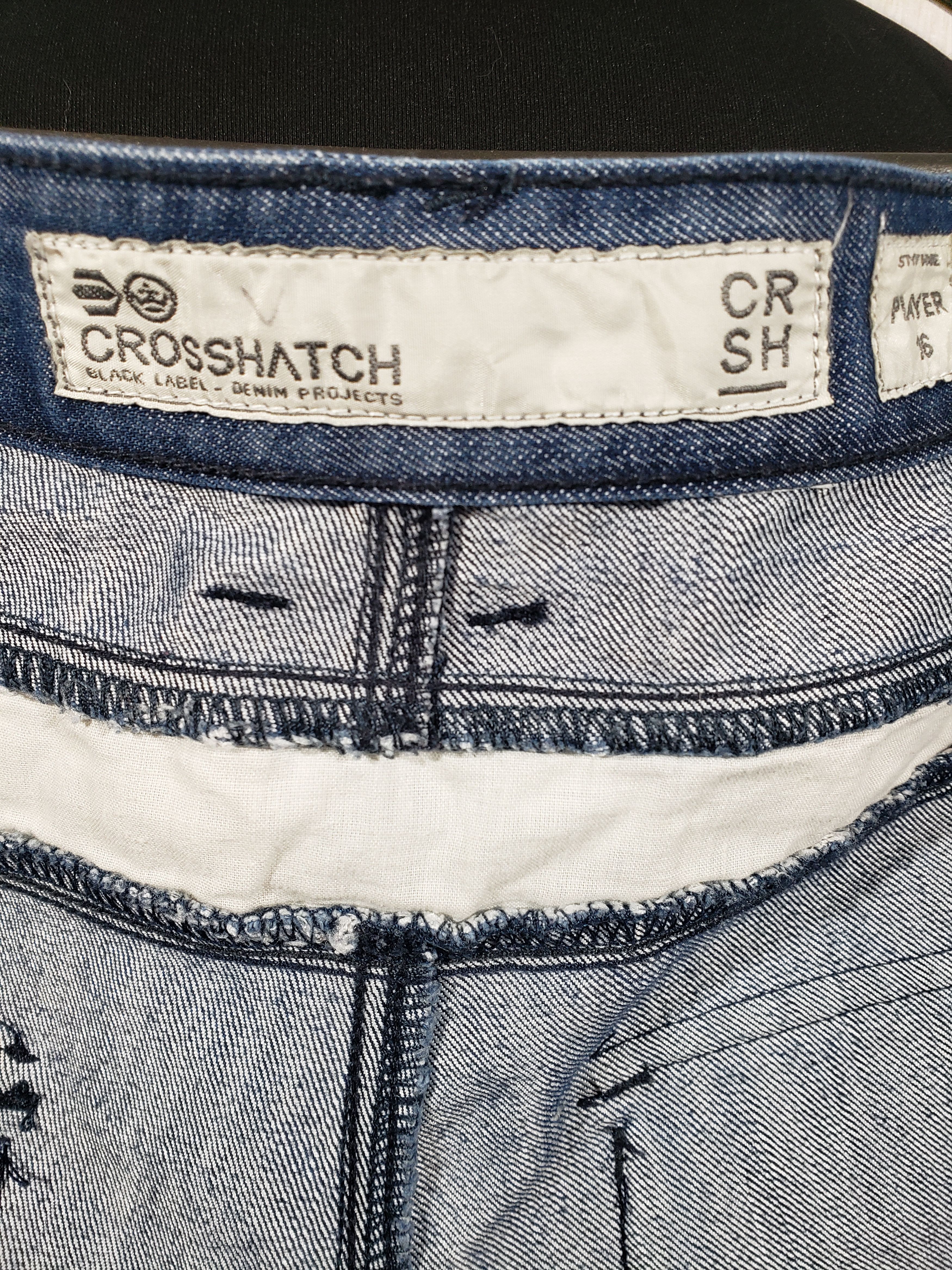 Designer × Jean Men's blue denim shorts with pockets. Size US 36 / EU 52 - 8 Thumbnail