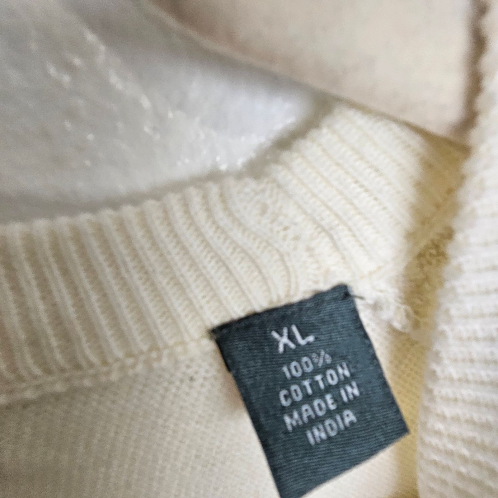 Lyle & Scott Lyle & Scott Scotland Sweater Pullover Sweater Ivory Men XL Size US XL / EU 56 / 4 - 6 Thumbnail