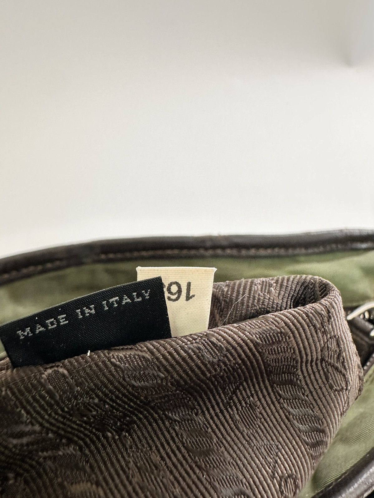 Miu Miu PRADA Tessuto Nylon Flat Messenger Bag Green Size ONE SIZE - 9 Thumbnail