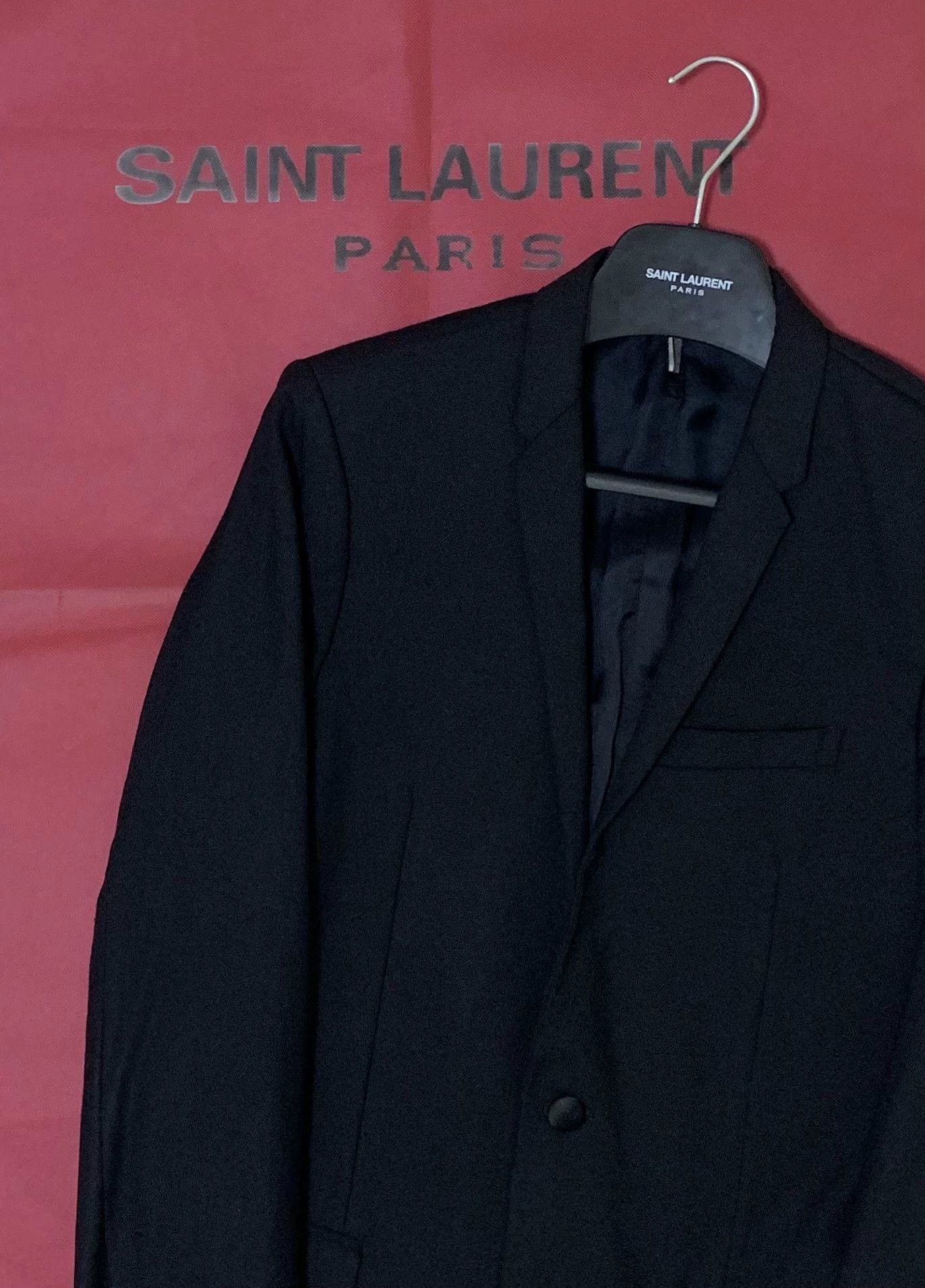 Dior Dior Homme 10fw black notch lapel suit 48 Size 48R - 8 Thumbnail