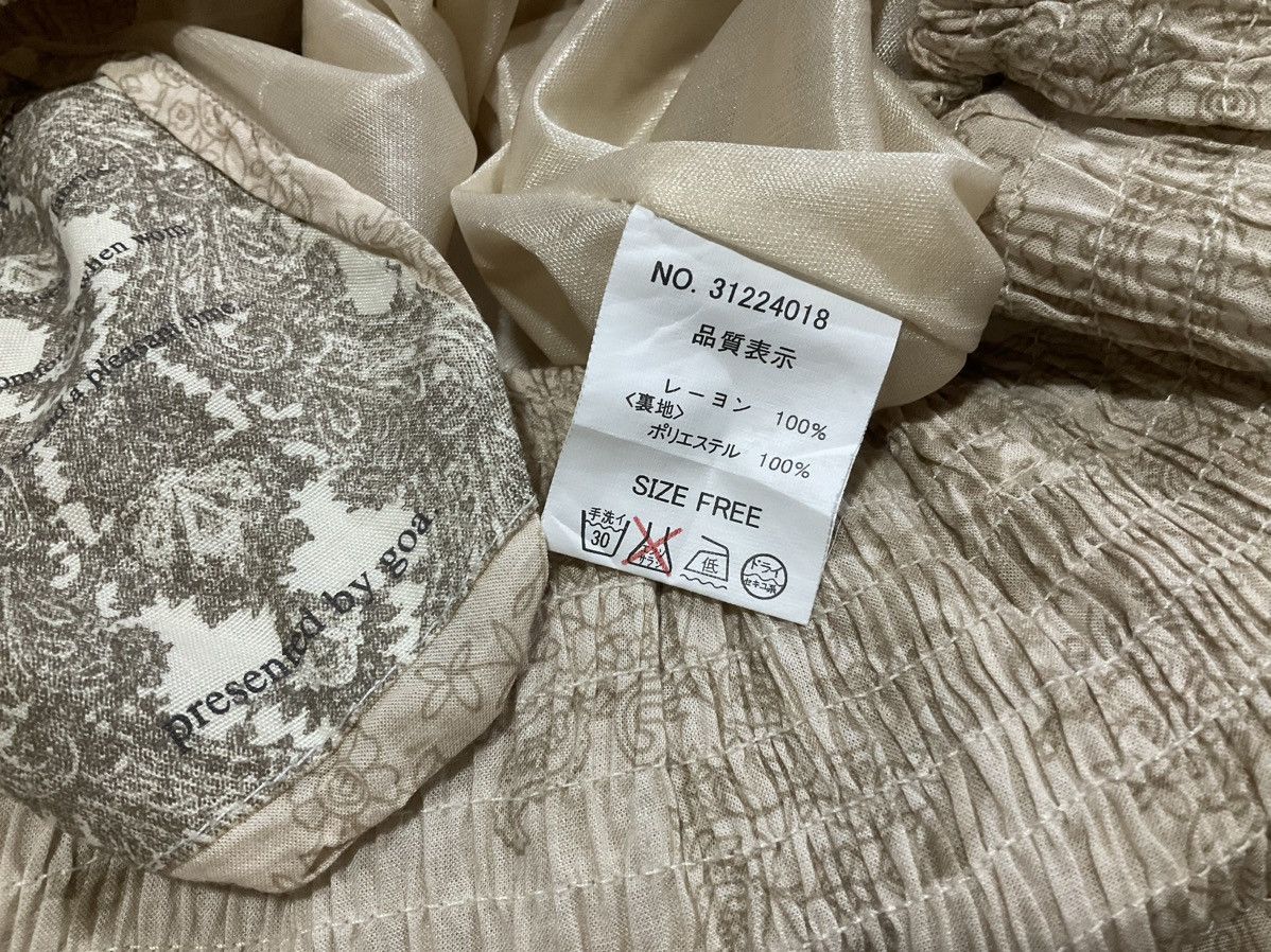 If Six Was Nine × Japanese Brand × Le Grande Bleu (L.G.B.) 🔥Y2K Archived G.O.A Boho Skirt Flared Paisley Floral Size 32" / US 10 / IT 46 - 9 Thumbnail