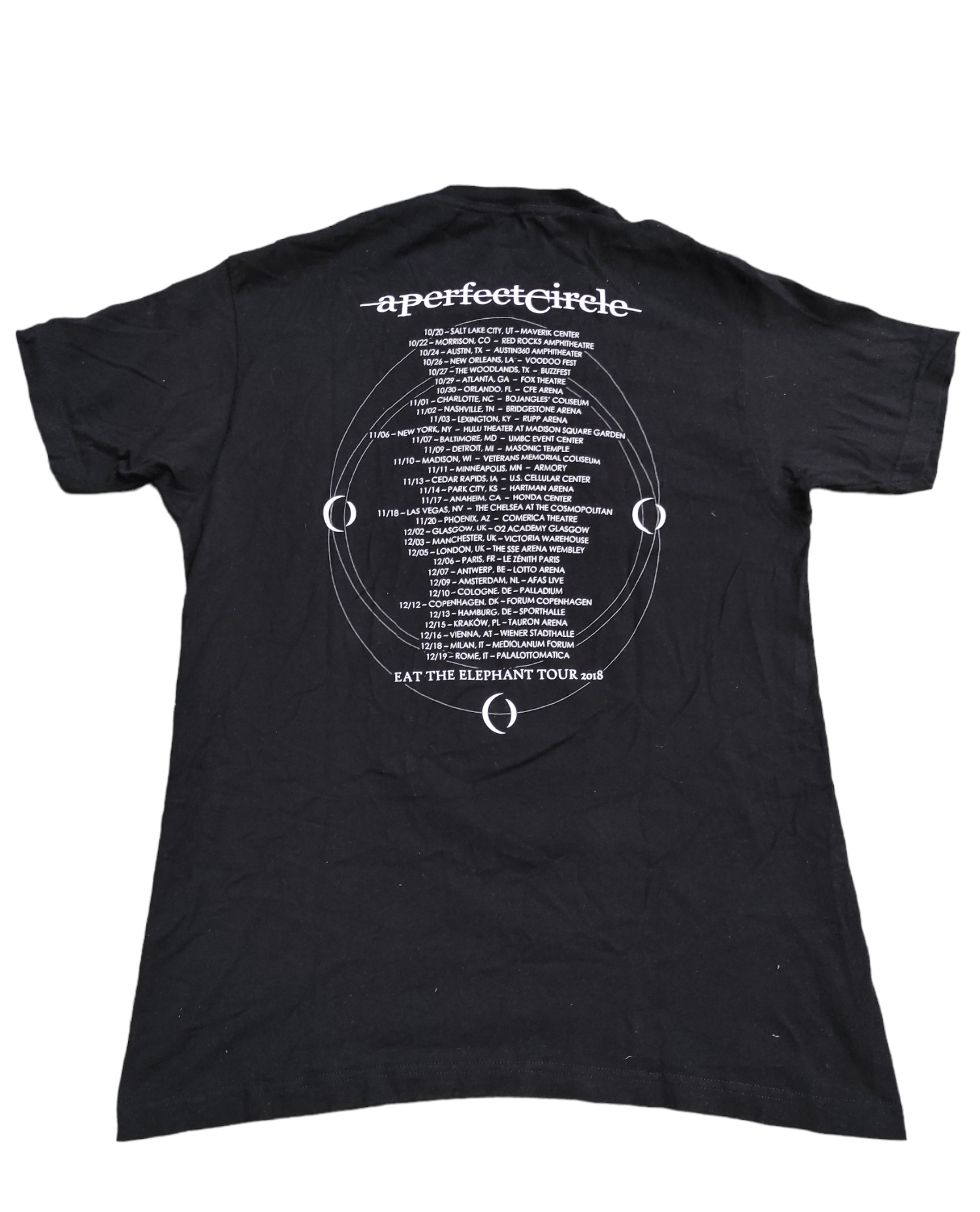VINTAGE A PERFECT CIRCLE EAT THE ELEPHANT TOUR TEE