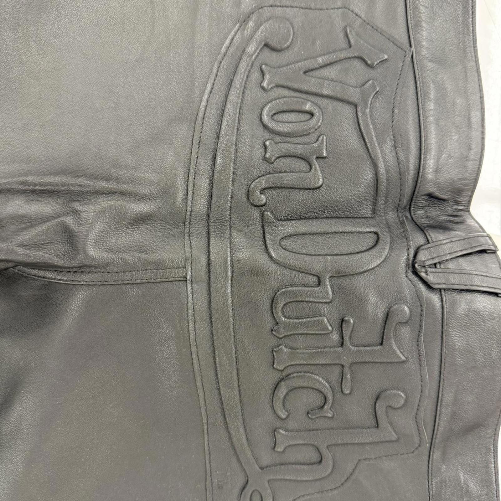 Von Dutch Von Dutch Women New Black Rare Flared Leather Size 32" / US 10 / IT 46 - 3 Thumbnail