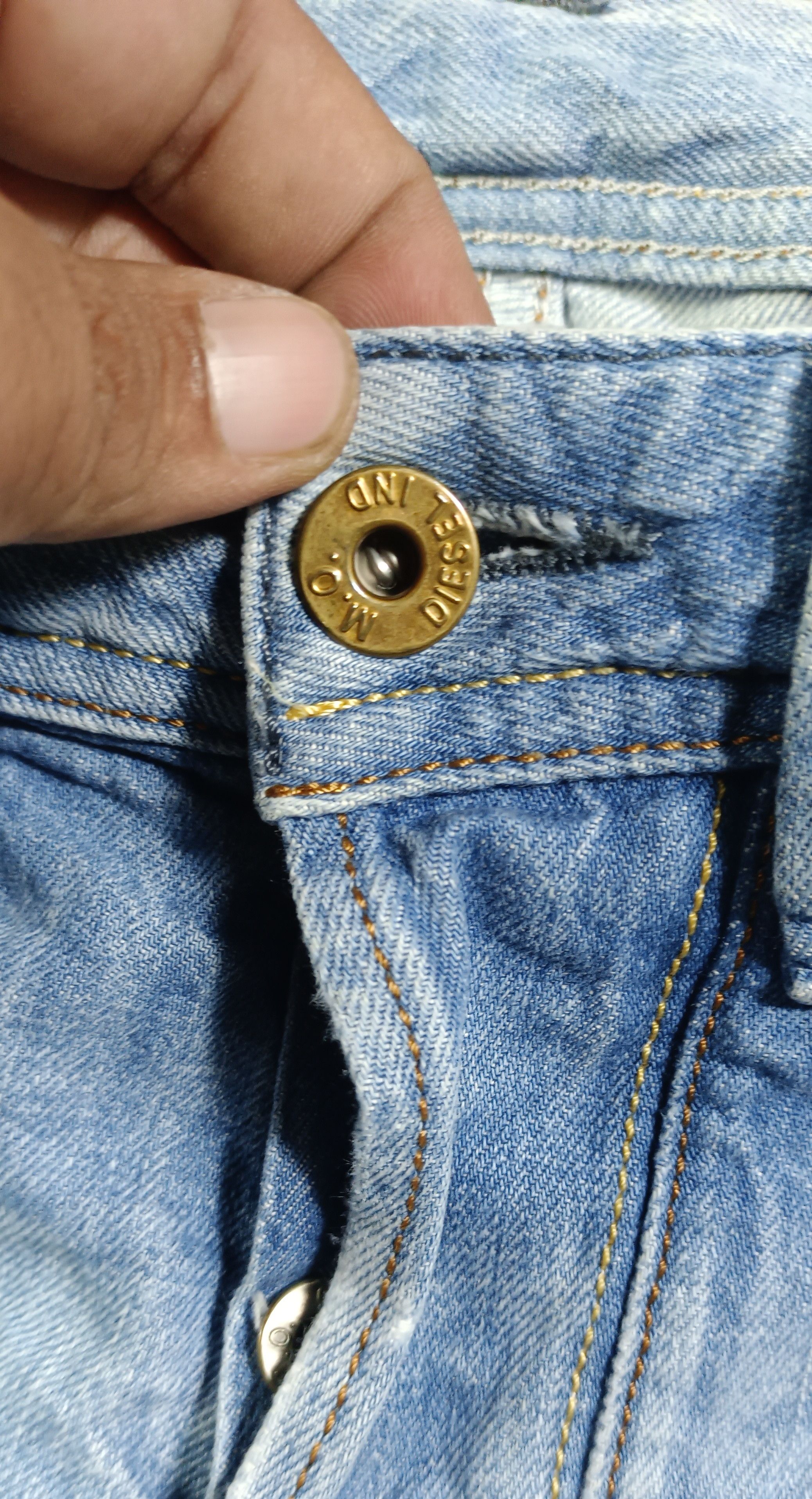 Diesel 🔥 Distressed Denim Diesel LARKEE straight cut Size US 32 / EU 48 - 6 Thumbnail