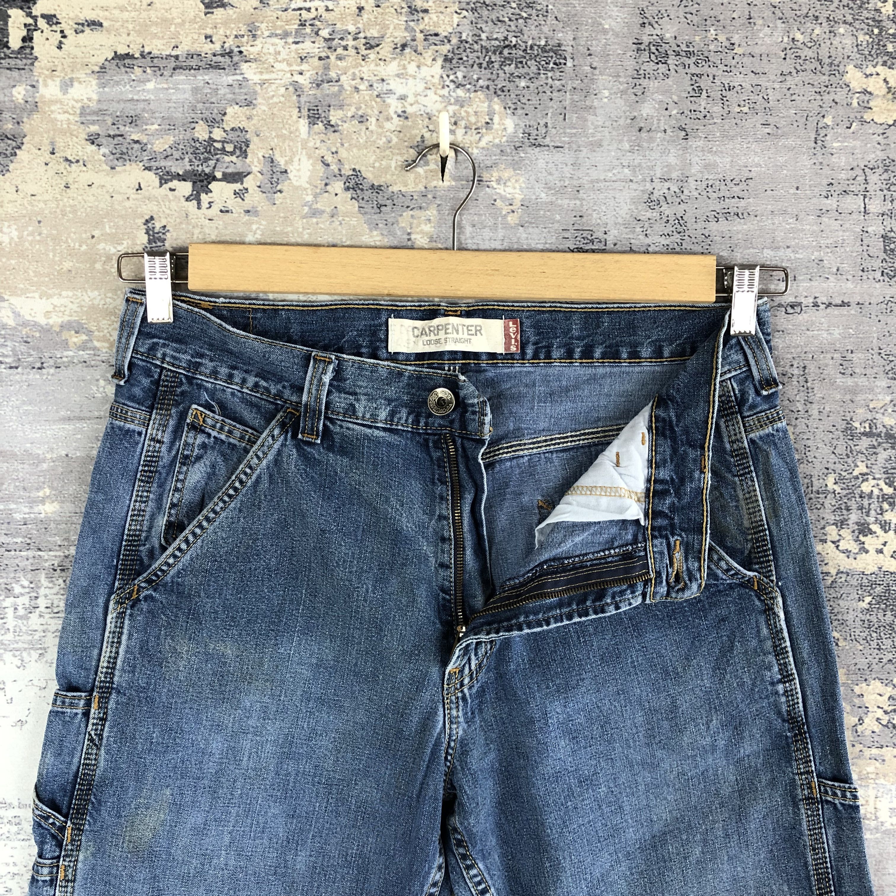 Levi's Vintage Levi's Carpenter Baggy Jeans Levis Workers Denim Size US 32 / EU 48 - 6 Thumbnail