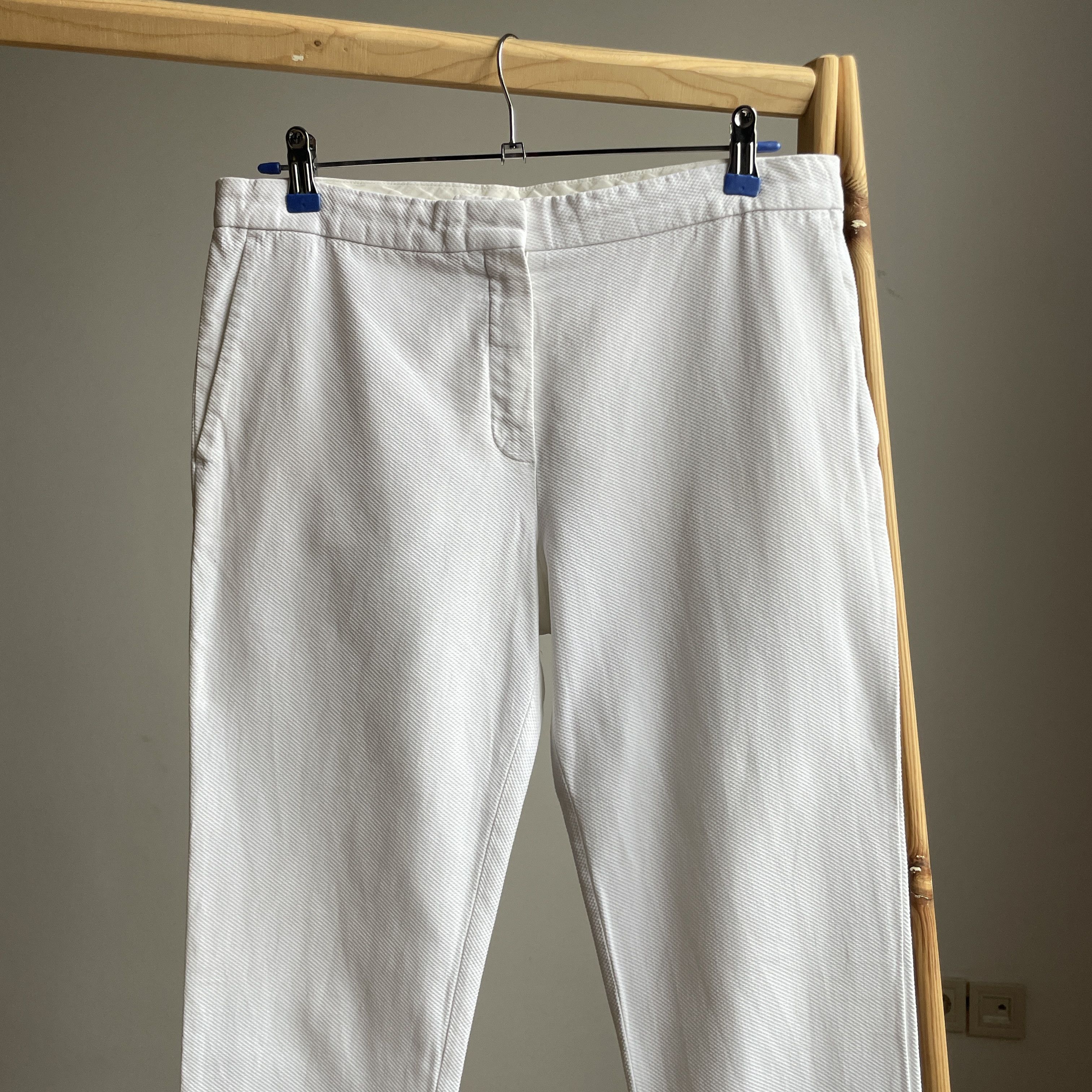 Acne Studios Acne Studios SS 15 Saville Pique Cotton Cropped Womens Pants Size 27" / US 4 / IT 40 - 3 Thumbnail