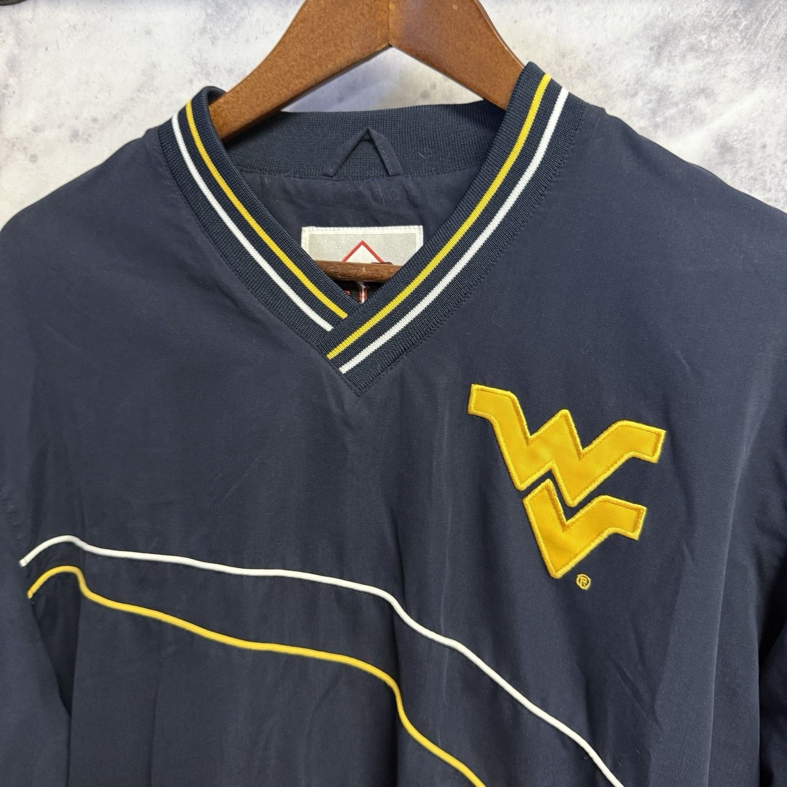 Vintage West Virginia University Mountaineers Jacket Mens Medium 25x Size US M / EU 48-50 / 2 - 3 Thumbnail