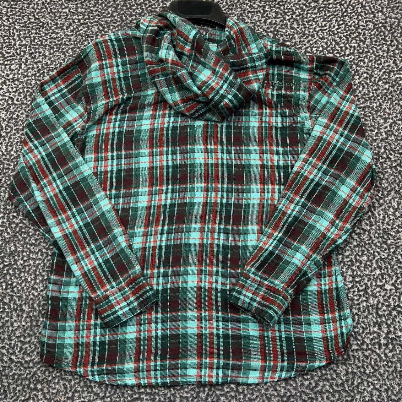 Marmot Marmot Hoodie Women Flannel Plaid Long Sleeve Pocket M Size M / US 6-8 / IT 42-44 - 7 Thumbnail