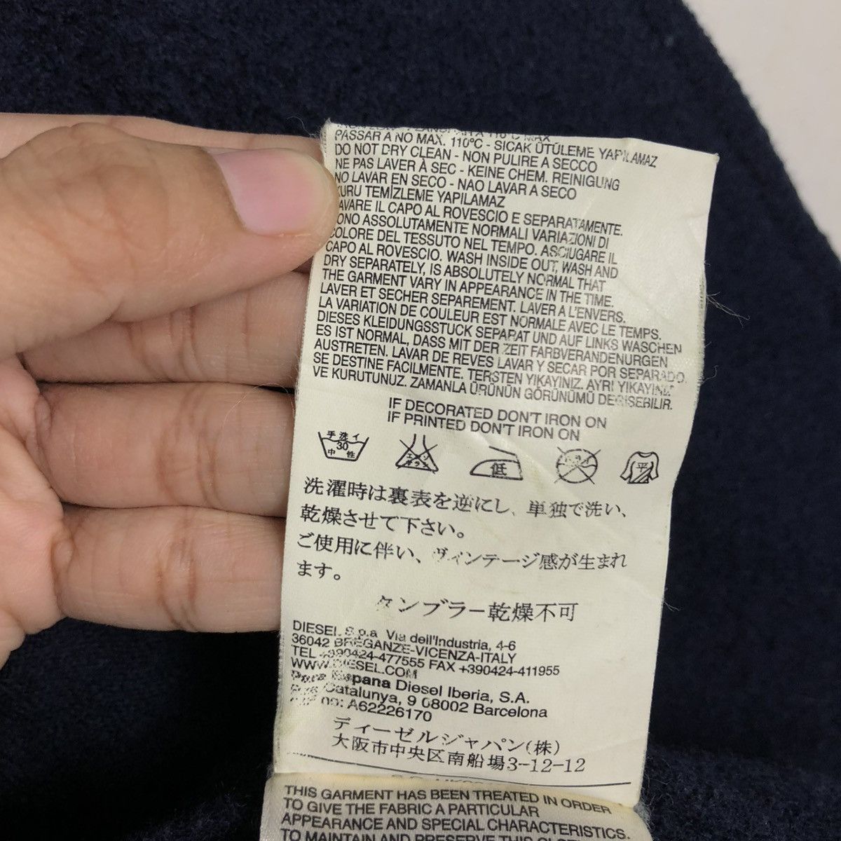 Diesel 🔥VINTAGE CHORE WORKER WOOL JACKET DIESEL ISSEY MIYAKE Size US S / EU 44-46 / 1 - 21 Thumbnail
