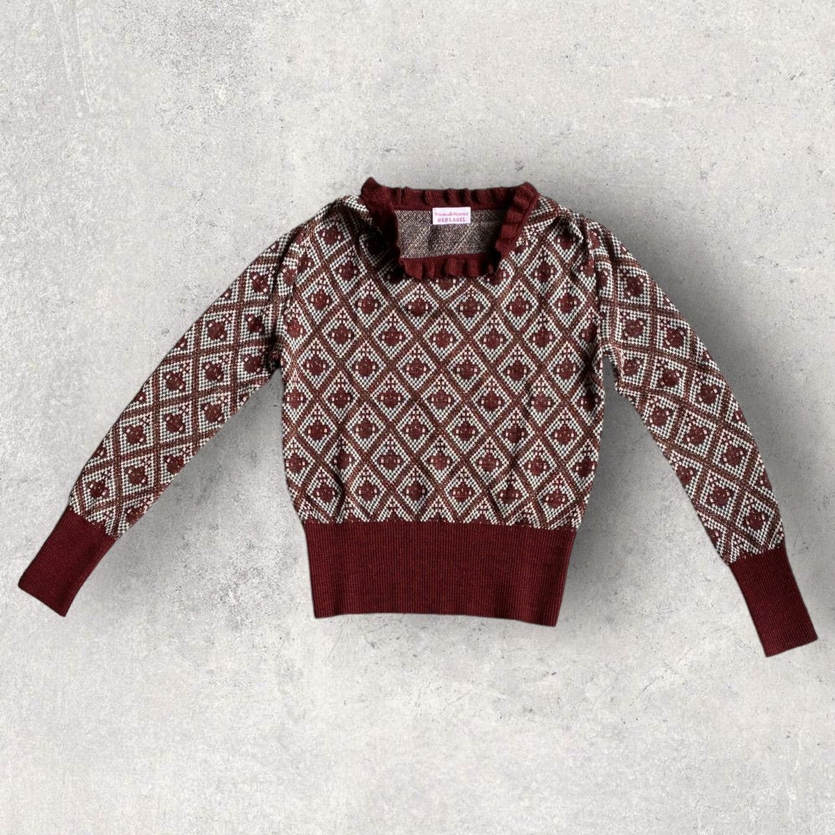 Vivienne Westwood VW Red Label Glitter Orb Cowl Collar Sweater Size M / US 6-8 / IT 42-44 - 4 Thumbnail
