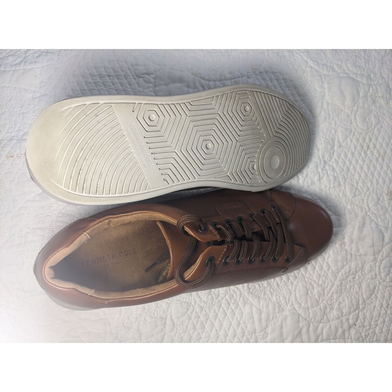 Kenneth Cole Kenneth Cole Shoes Derby Style Vegan Leather Men's Liam 12 Size US 11 / EU 44 - 7 Thumbnail