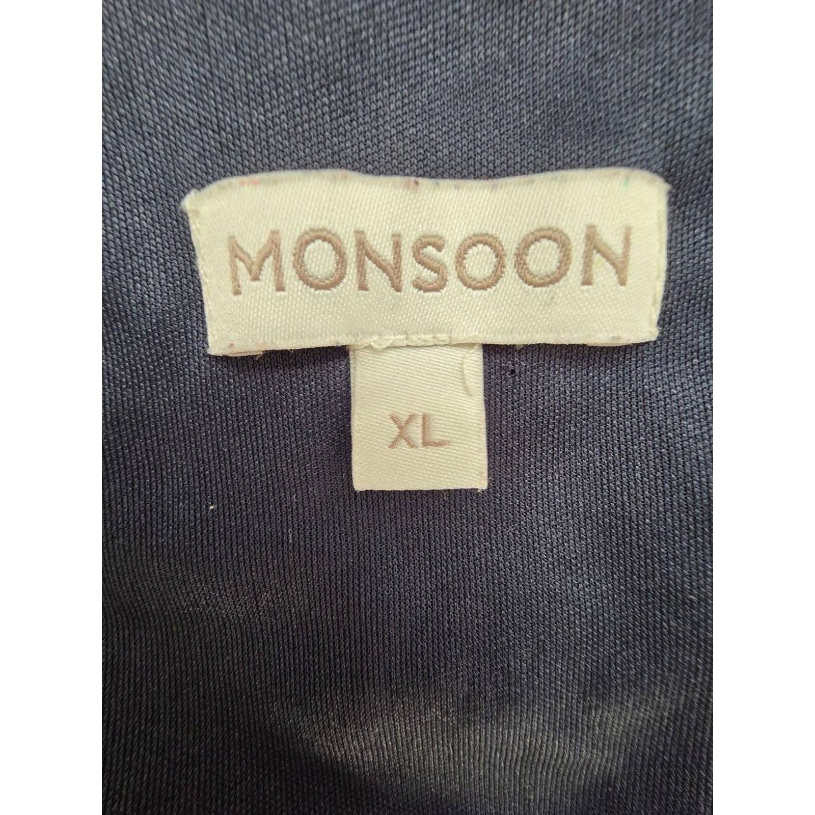 &Daughter Monsoon Sandra Palm Midi Dress Multi X-Large A001280 Size XL / US 12-14 / IT 48-50 - 7 Thumbnail