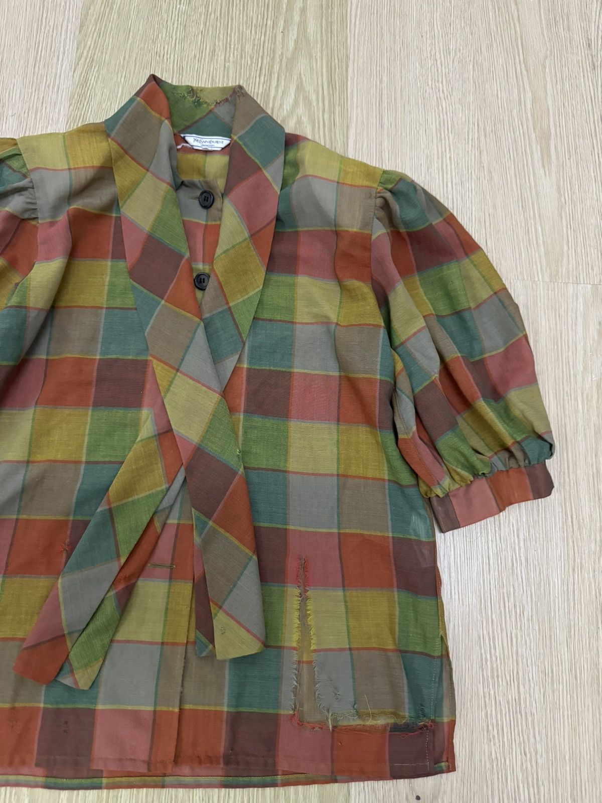 Vintage × Yves Saint Laurent Vintage Yves Saint Laurent Chemisiers button up shirt Size M / US 6-8 / IT 42-44 - 2 Thumbnail