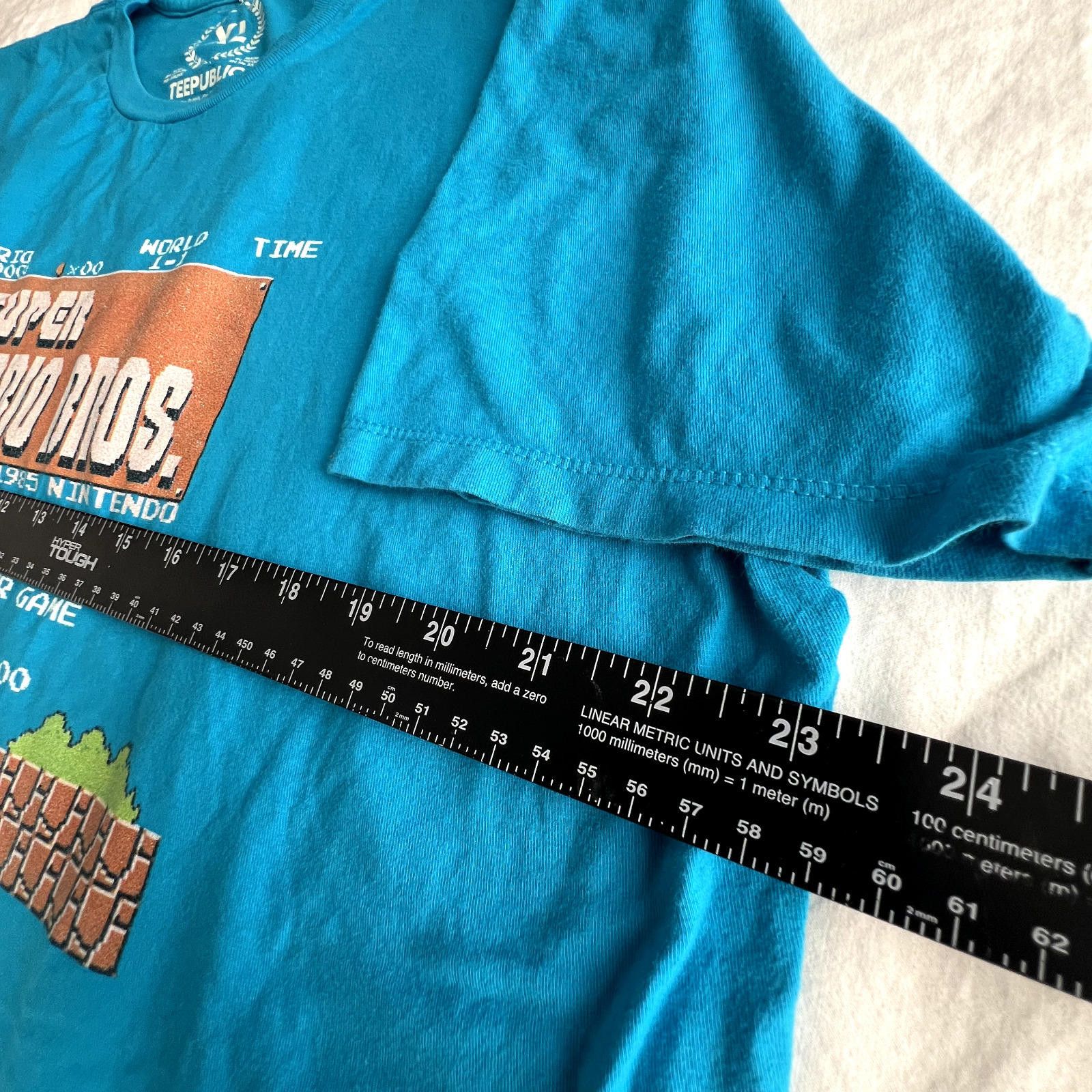 Nintendo Nintendo Super Mario Bros Start Screen T-Shirt Adult XL RARE Size ONE SIZE - 5 Thumbnail