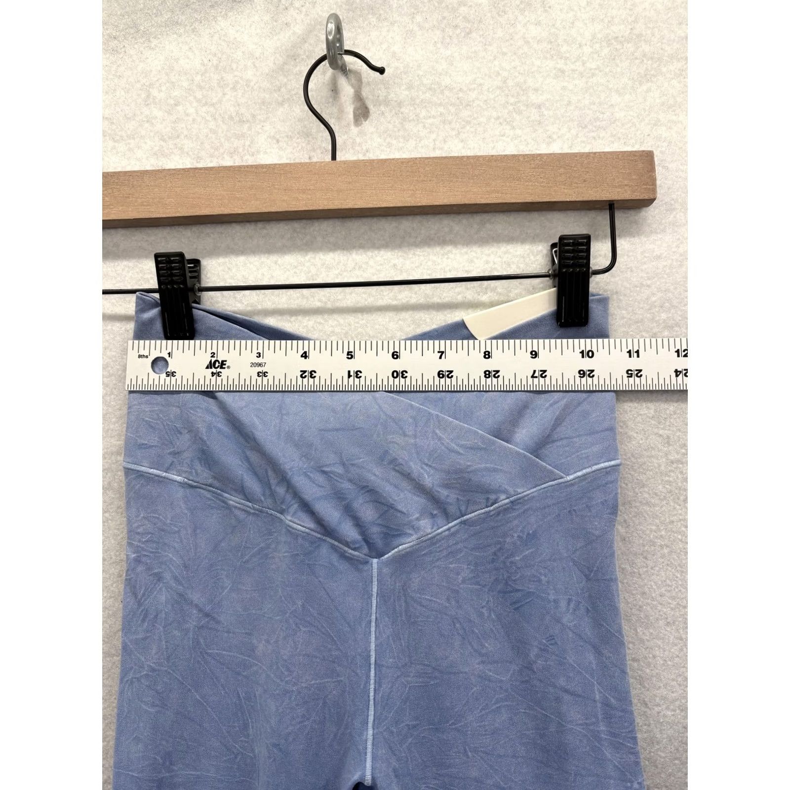 Vintage Aerie Flare Leggings Womens Small Blue Hi Rise Gym Stretch Yoga Trousers List 32in Inseam Activewear Sport Pants Size 28" / US 6 / IT 42 - 7 Thumbnail
