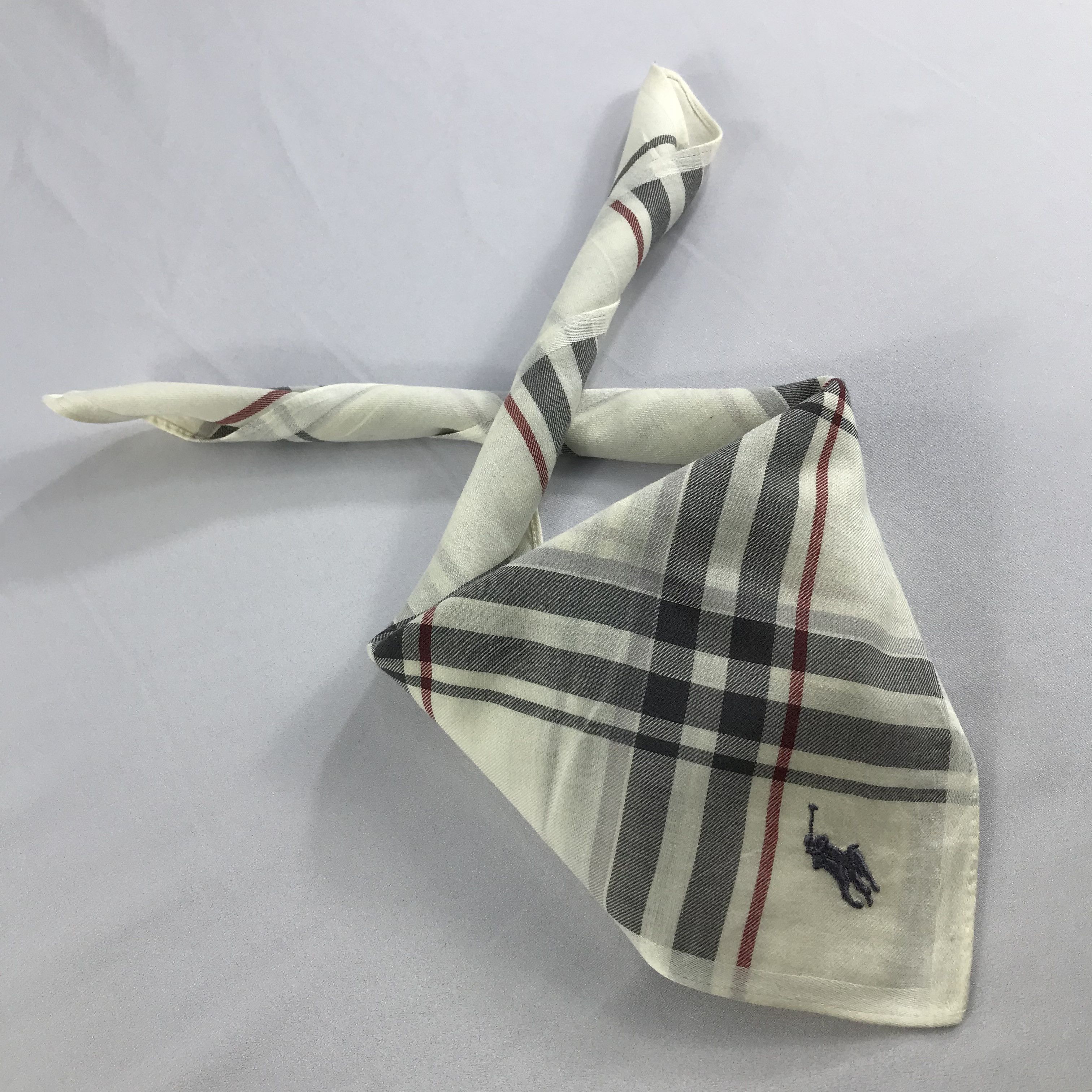 Polo Ralph Lauren × Vintage Polo Ralph Lauren Bandana / Handkerchief /Neckerchief -S2646 Size ONE SIZE - 4 Thumbnail