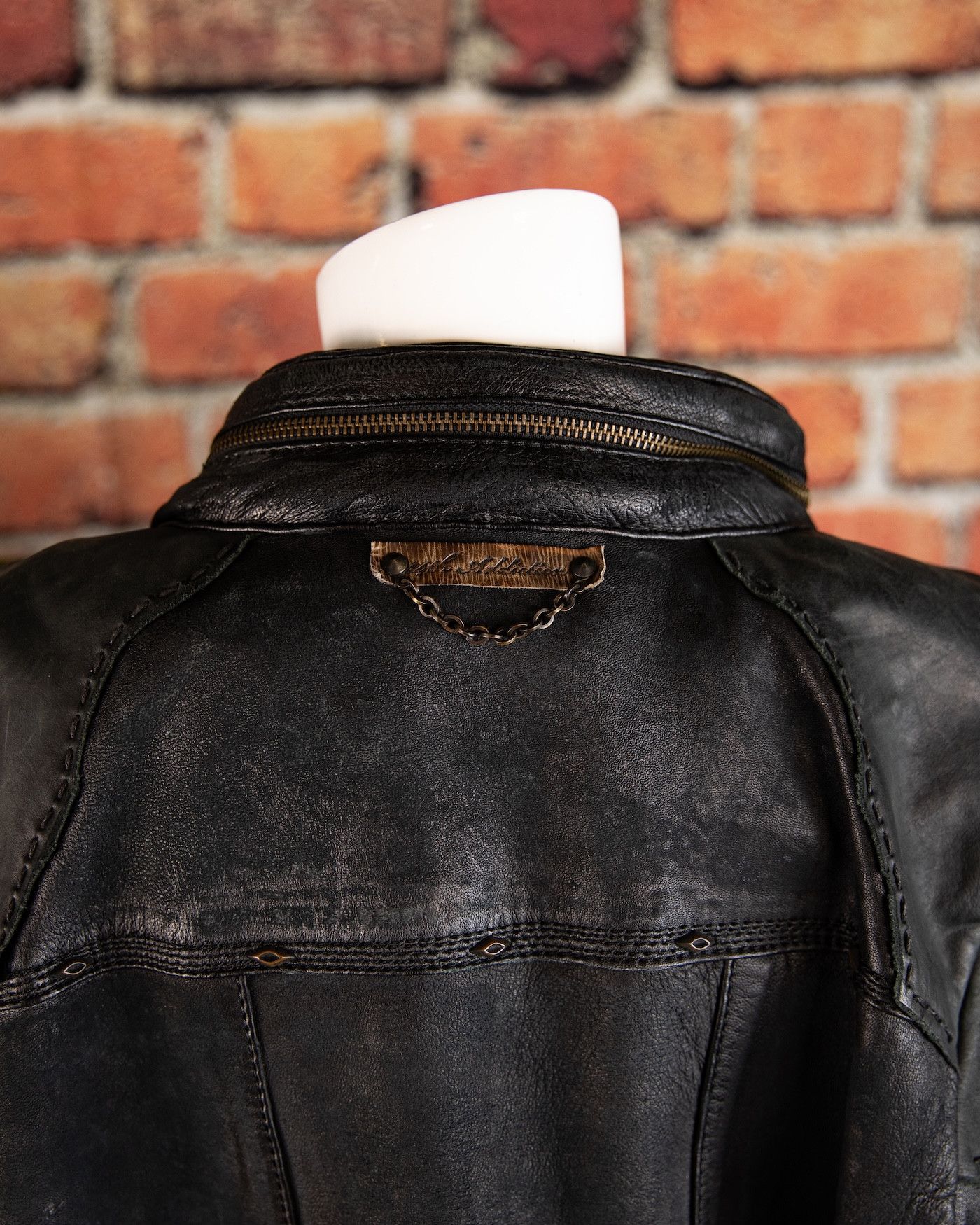 14th Addiction 14th Addiction “JK Desert” Distressed Leather Jacket Archive Size US S / EU 44-46 / 1 - 13 Thumbnail