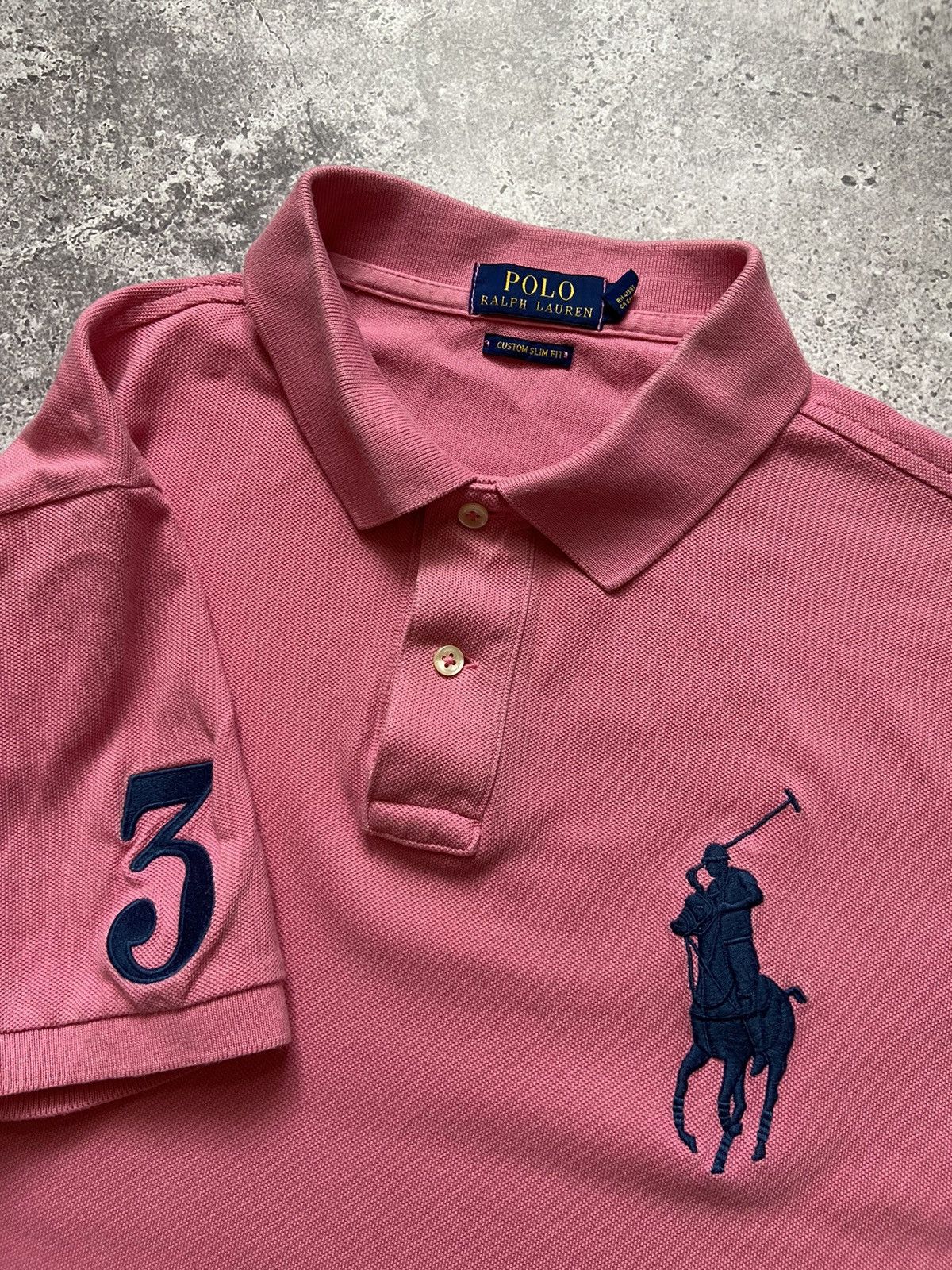 Polo Ralph Lauren Vintage Polo Ralph Lauren Big Pony Polo Tee Chief Keef Size US L / EU 52-54 / 3 - 2 Thumbnail