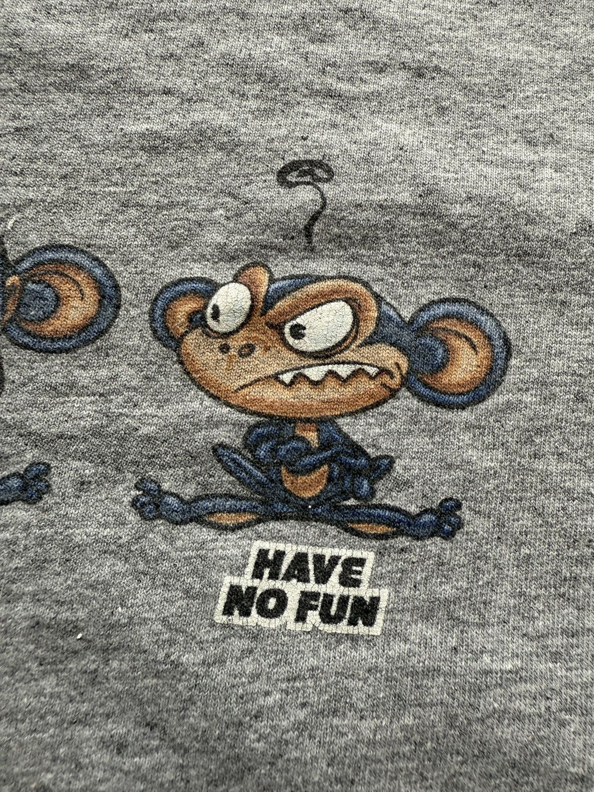 Japanese Brand Vintage Y2K Monkey Hear No Evil Painter Graphic Tee Size US L / EU 52-54 / 3 - 3 Thumbnail