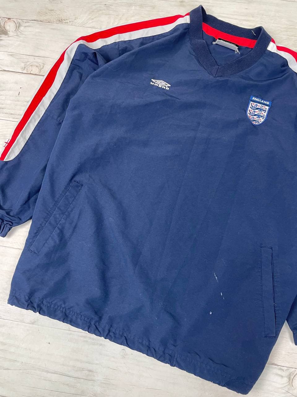 Umbro Umbro England 2002 2004 Sweatshirt Drill Top Windbreaker Size US L / EU 52-54 / 3 - 3 Thumbnail