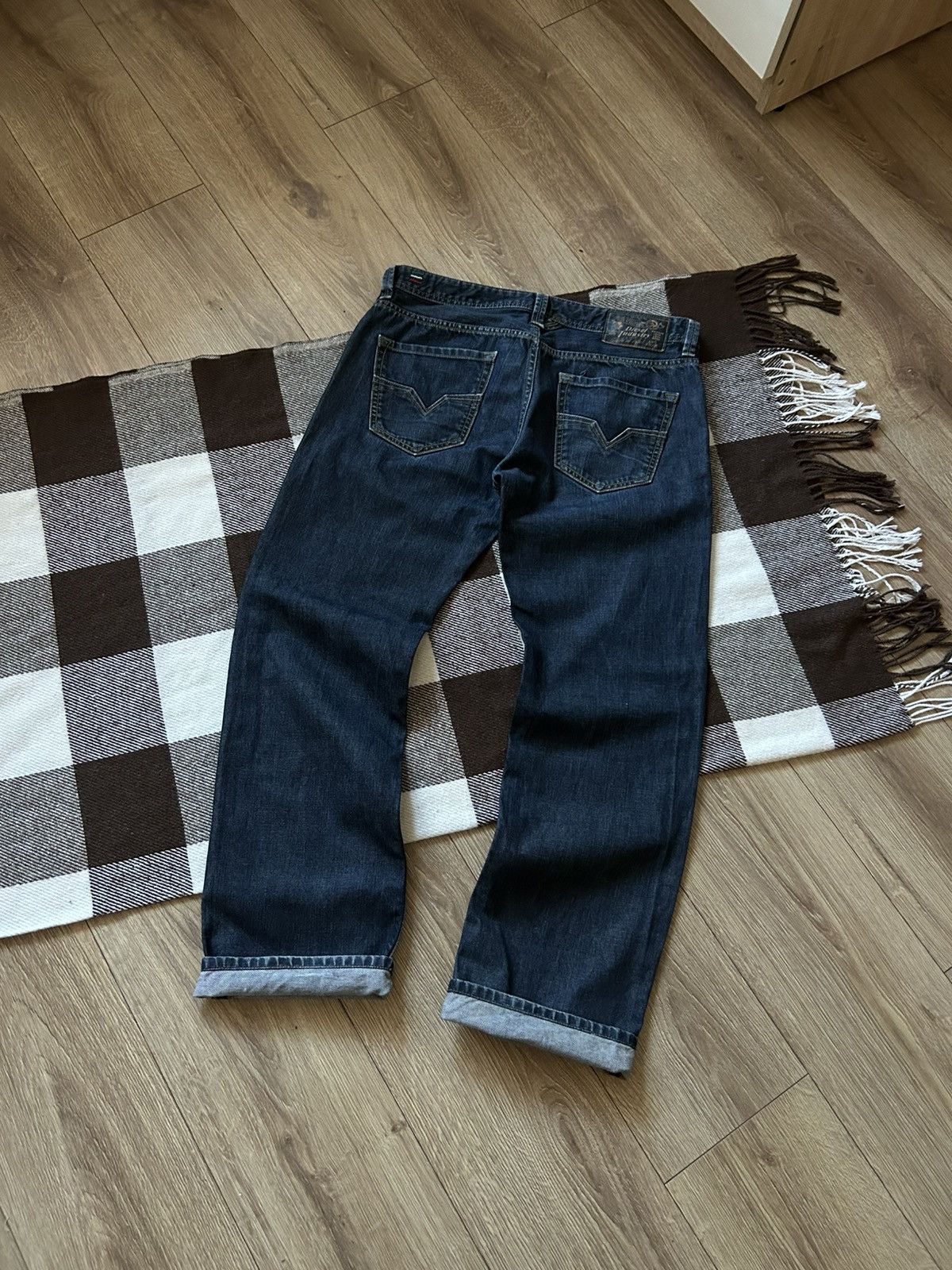Diesel × Vintage Vintage Diesel Larkee selvedge jeans mens y2k rare mens Size US 32 / EU 48 - 1 Thumbnail