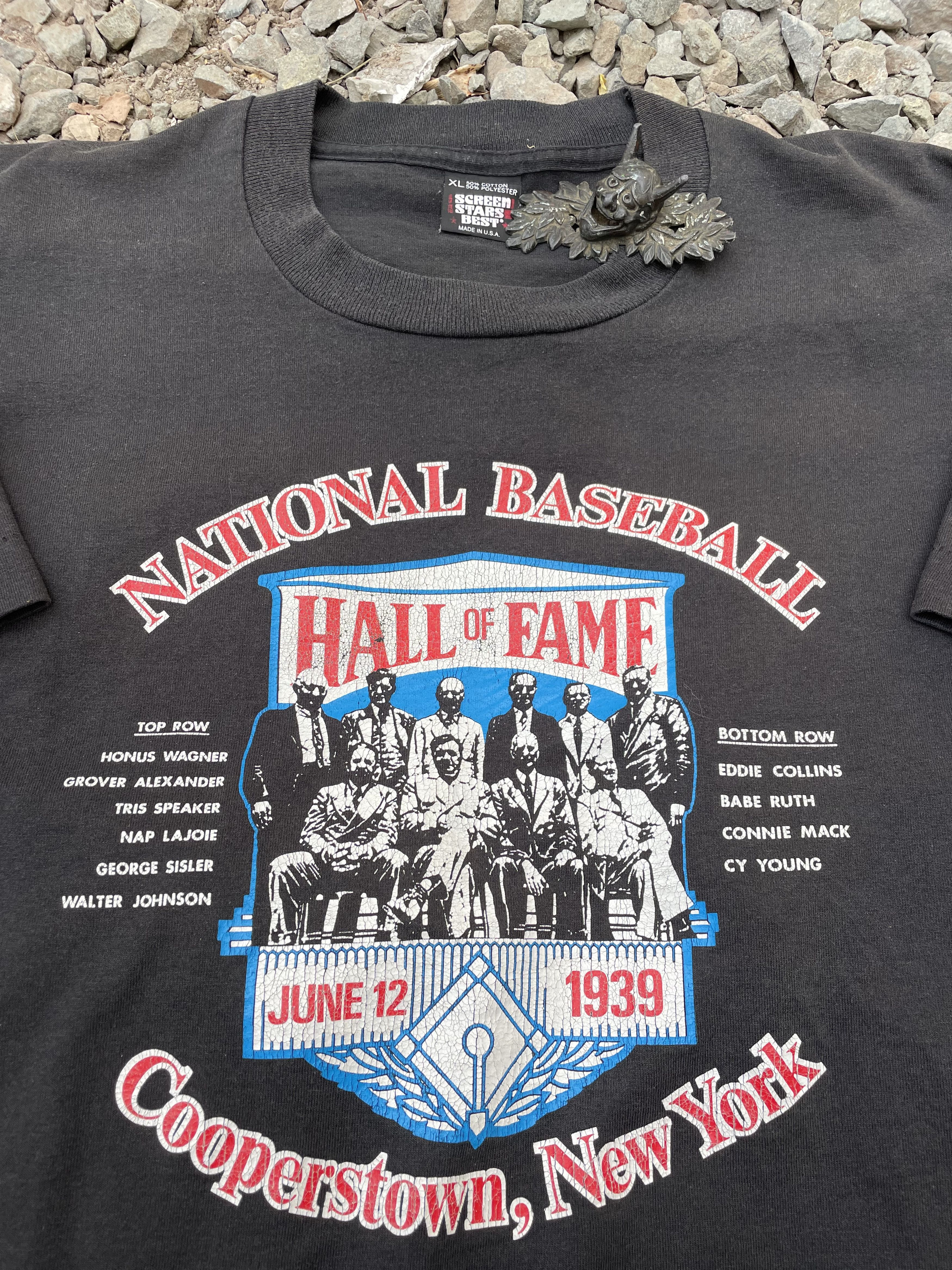 Vintage Vintage National Baseball Hall of Fame Shirt Size US XL / EU 56 / 4 - 4 Thumbnail