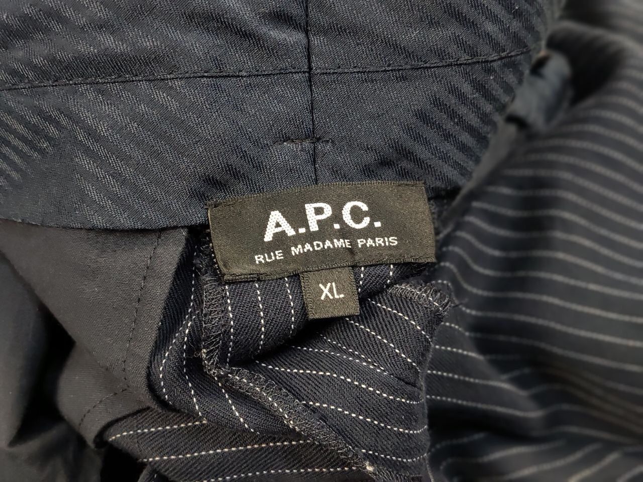A.P.C. A.P.C. Rue Madame Paris Classic Wool Linen Trouser Pants Size US 34 / EU 50 - 16 Thumbnail