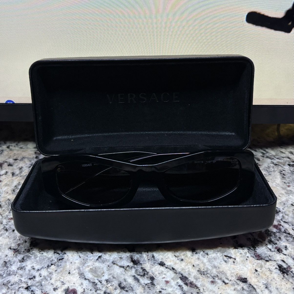 Versace Versace VE4487 Sunglasses Black Polarized Made in Italy Size ONE SIZE - 4 Thumbnail
