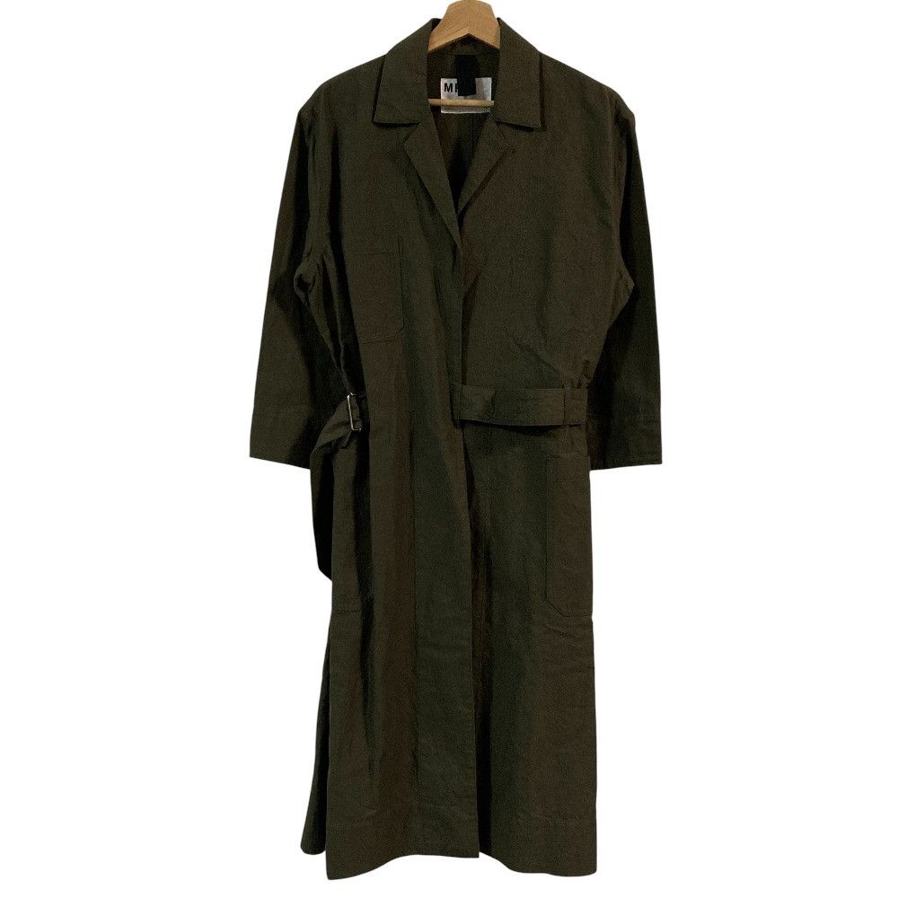 Margaret Howell Margaret Howell MHL Cotton Linen Belted Coat Textile Outerwear 595-0158502 DUTY FREE for USA Size ONE SIZE - 1 Thumbnail