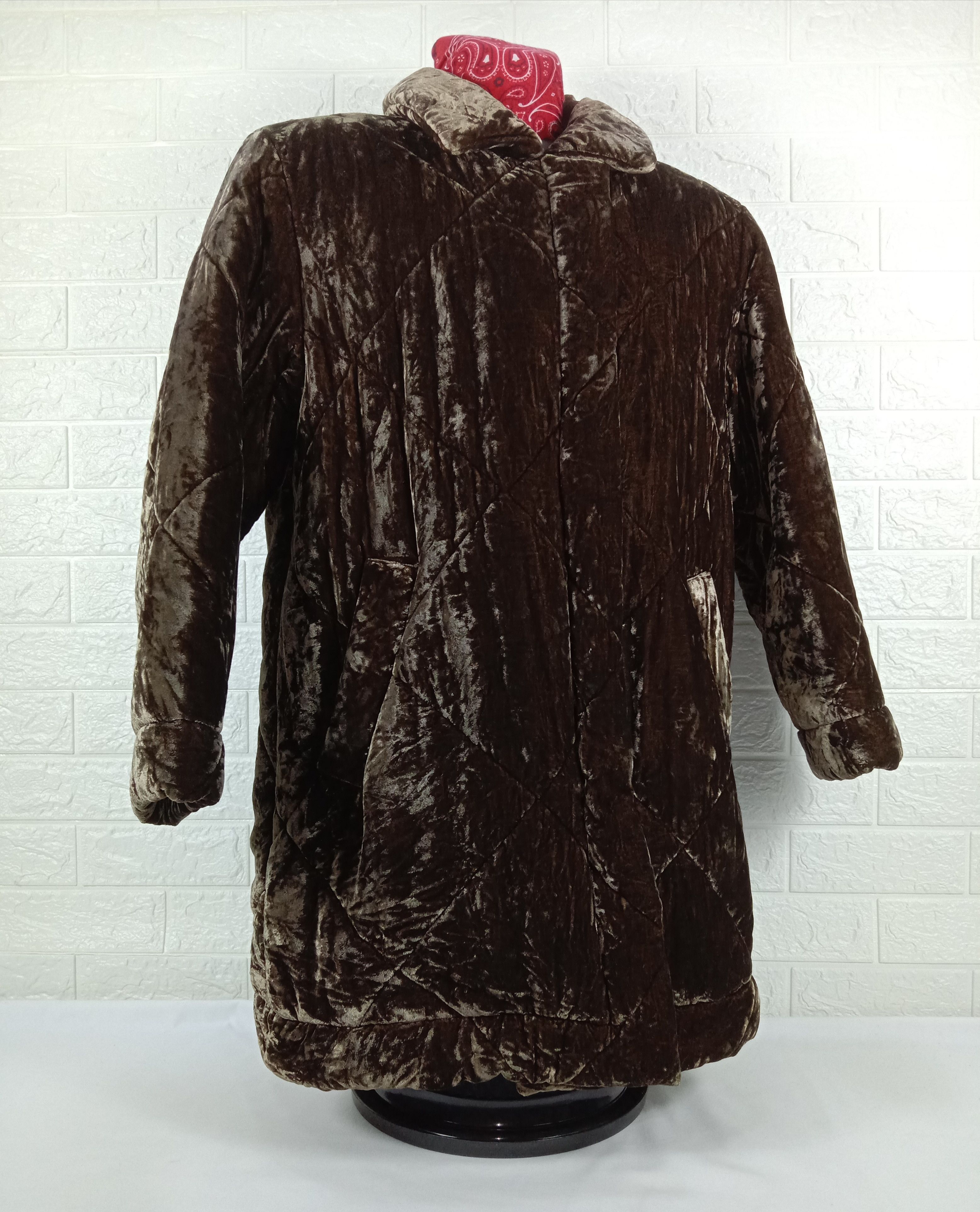 Allegri Vintage Allegri Velvet Puffer Long Jacket Size US L / EU 52-54 / 3 - 2 Thumbnail