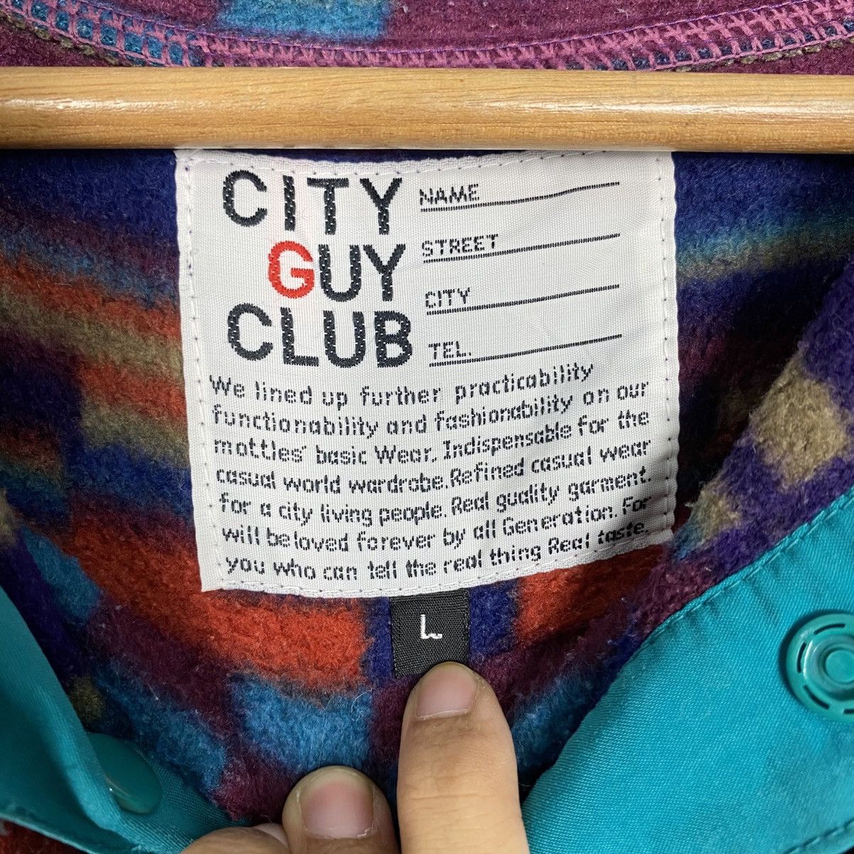 Japanese Brand 📌City Guy Club Fleece Navajo Jacket Native Aztec Design Size US L / EU 52-54 / 3 - 14 Thumbnail