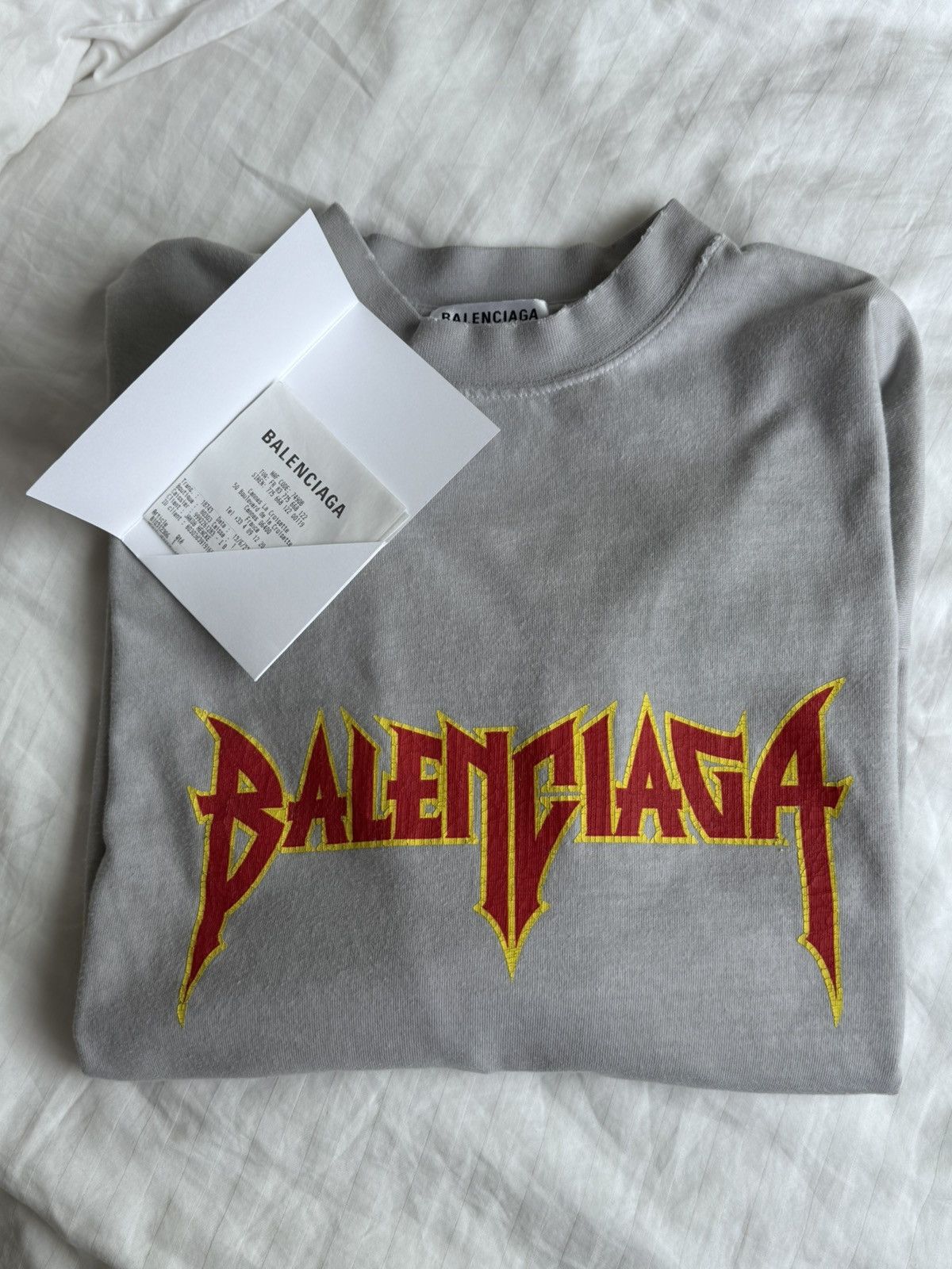 Balenciaga Balenciaga Metal Logo Oversized T-Shirt Size US S / EU 44-46 / 1 - 3 Thumbnail