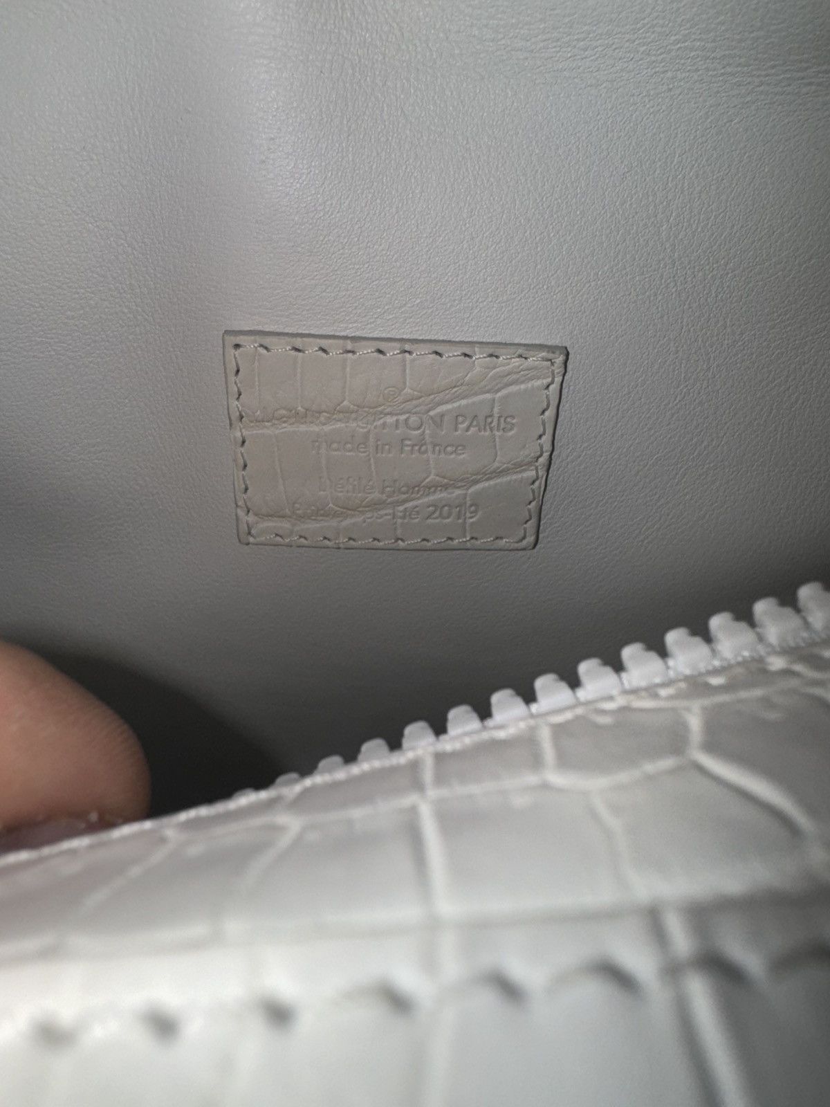 Louis Vuitton CROCODILE 2019 LOUIS VUITTON SOFT TRUNK MATTE WHITE Size ONE SIZE - 9 Thumbnail