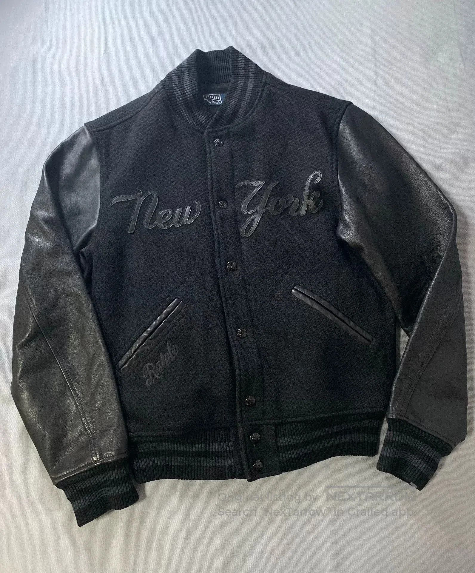 Polo Ralph Lauren Ralph Lauren New York Wool Leather Varsity Jacket. Size US S / EU 44-46 / 1 - 1 Thumbnail