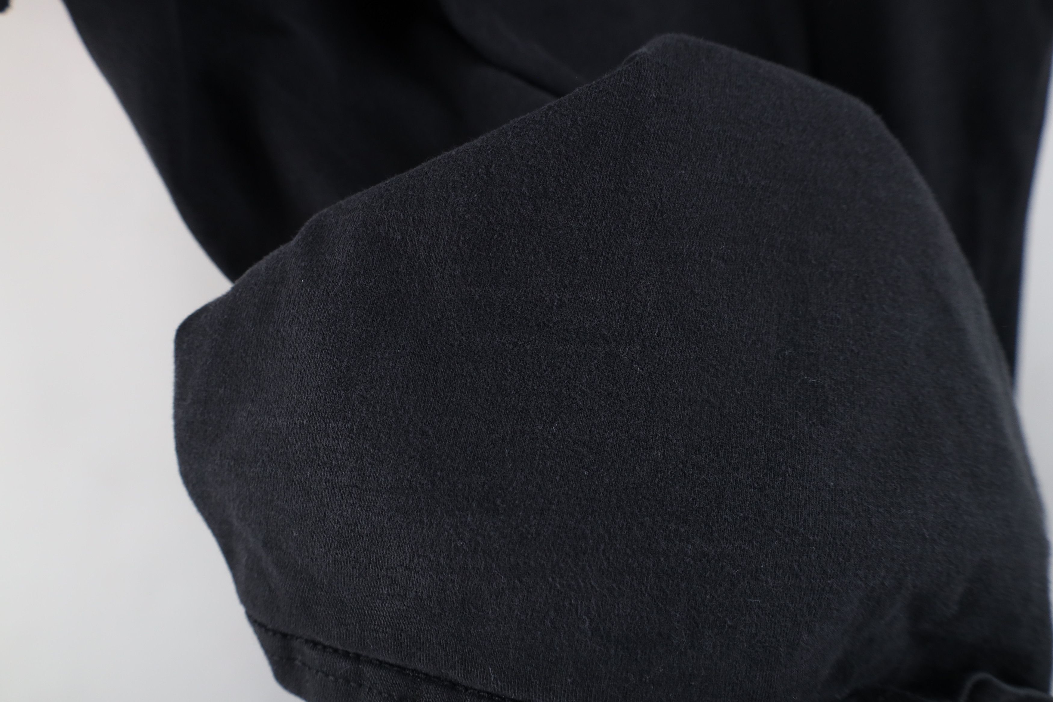 Vintage Vintage 90s Streetwear Blank Heavy Cotton T-Shirt Black Size US L / EU 52-54 / 3 - 7 Thumbnail